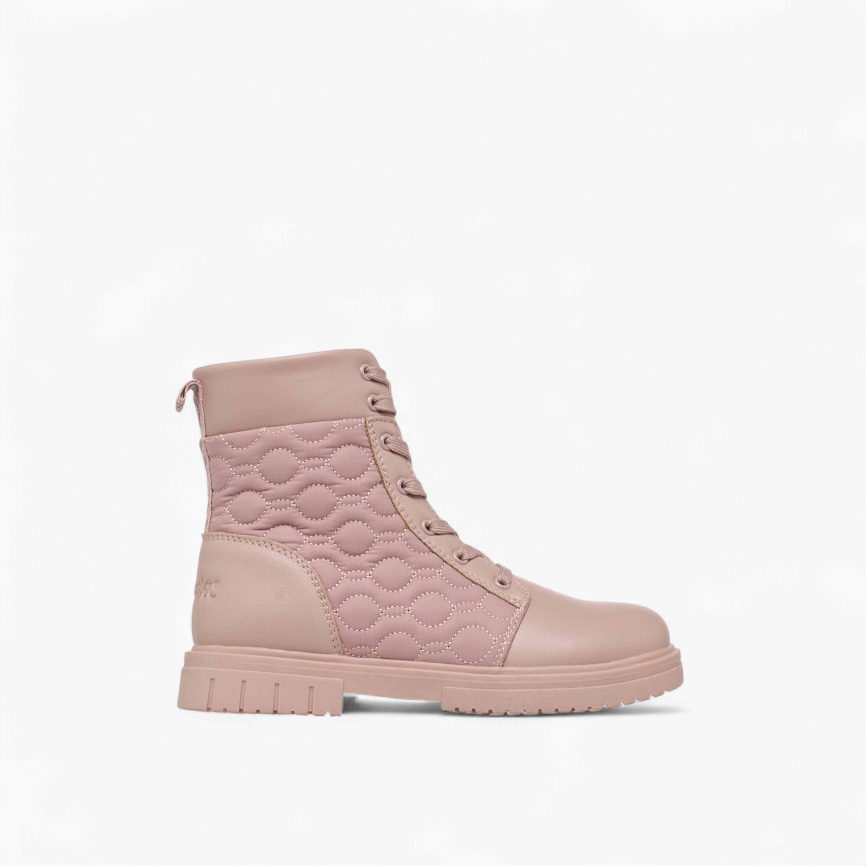 Lee Cooper Girls' Quilted High Cut Boots with Zip Closure-girls-shoes-boots-image-3