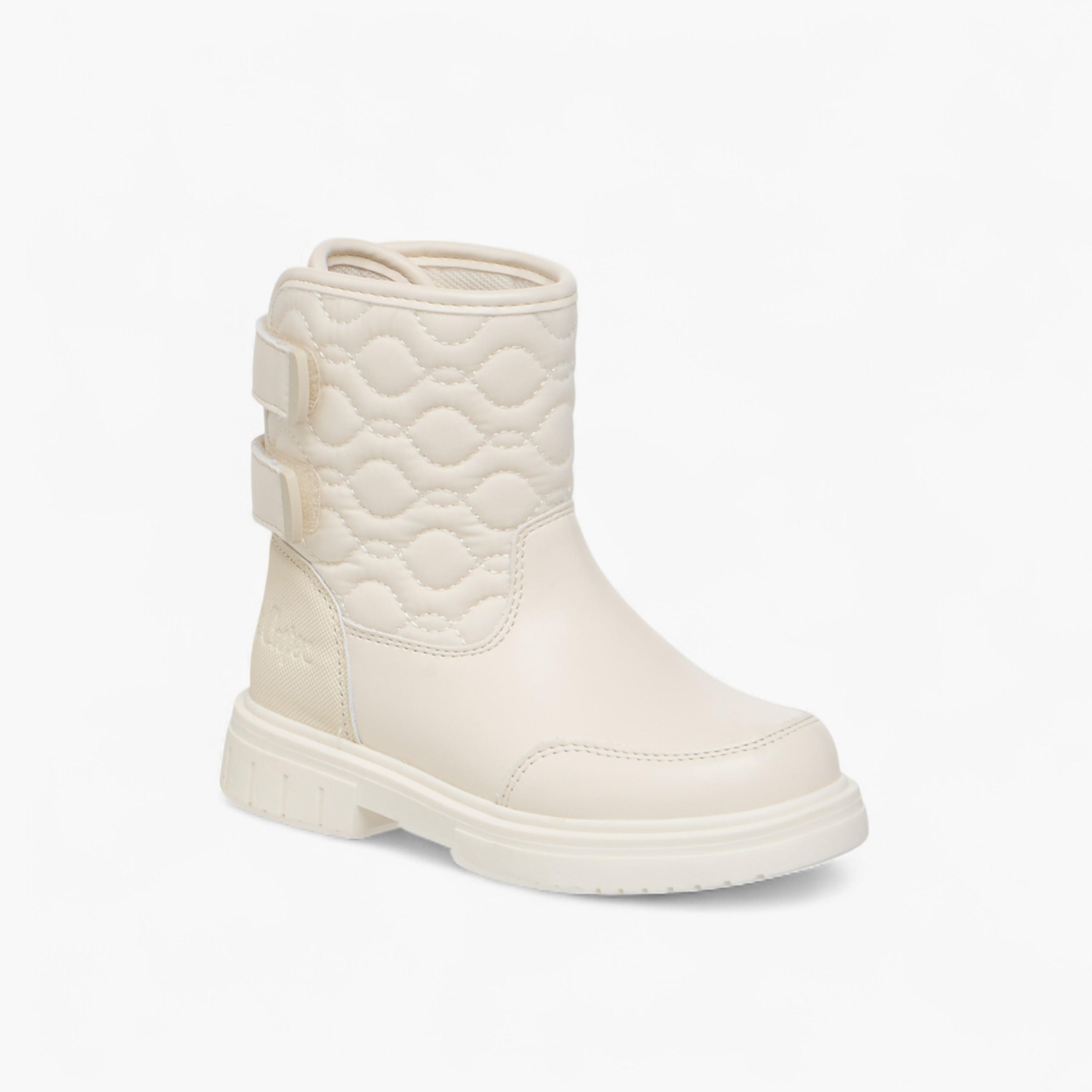 Lee Cooper Girls' Quilted Ankle Boots with Hook and Loop Closure-girls-shoes-boots-image-2