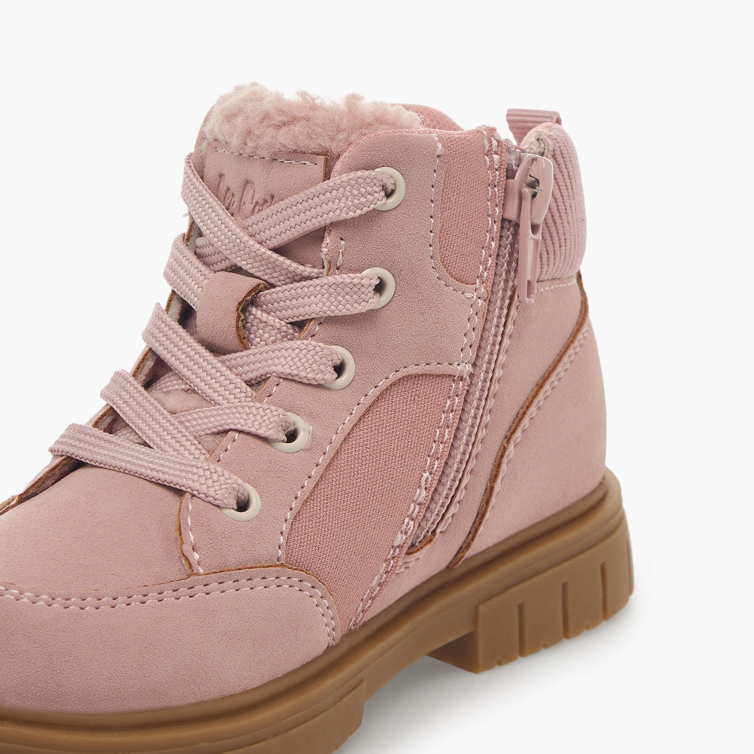 أبوات بطول الكاحل بتفاصيل فرو صناعي للبنات من لي كوبر-girls-shoes-boots-image-4