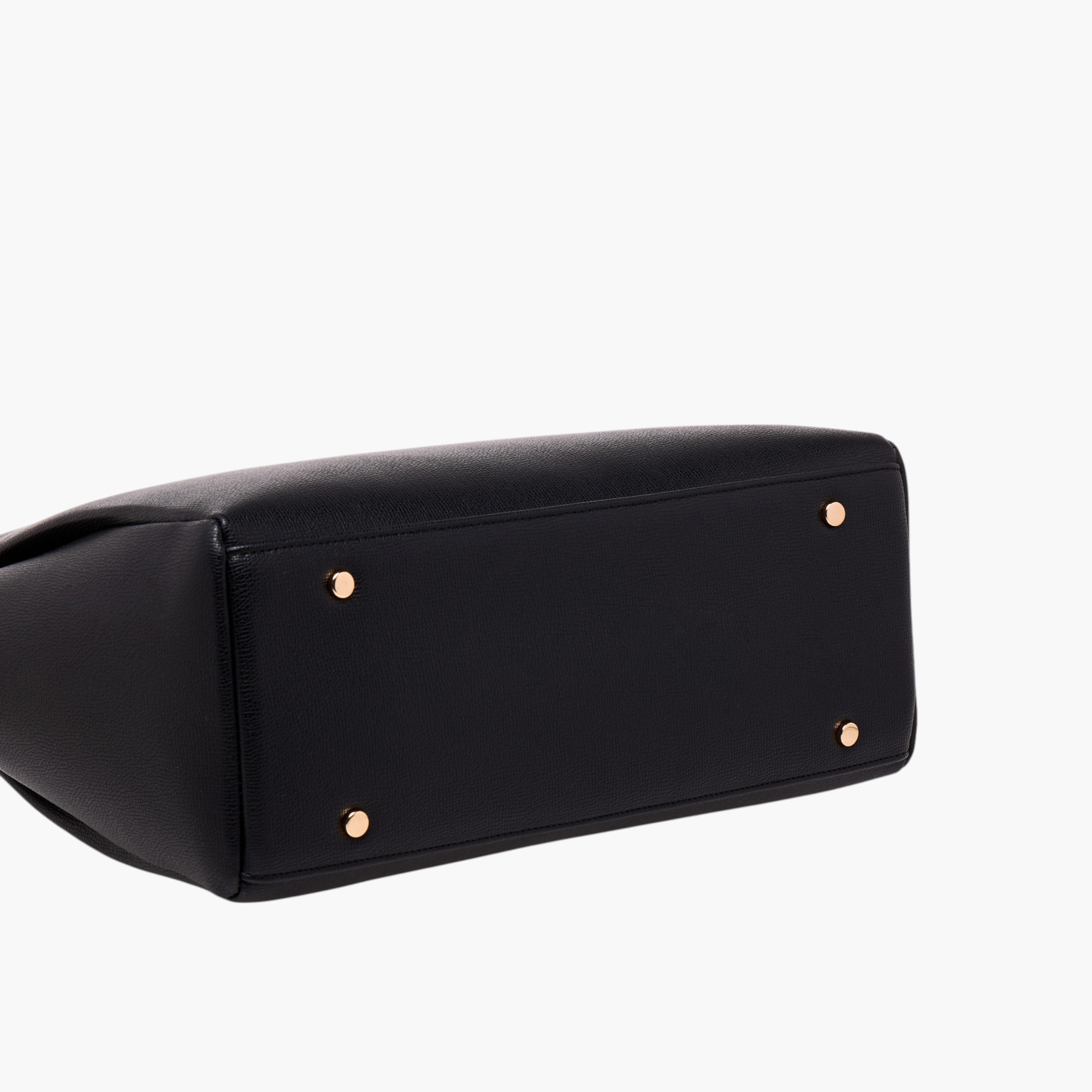 Le Confort Solid Tote Bag with Detachable Strap and Zip Closure-women-bagsandwallets-handbags-image-7