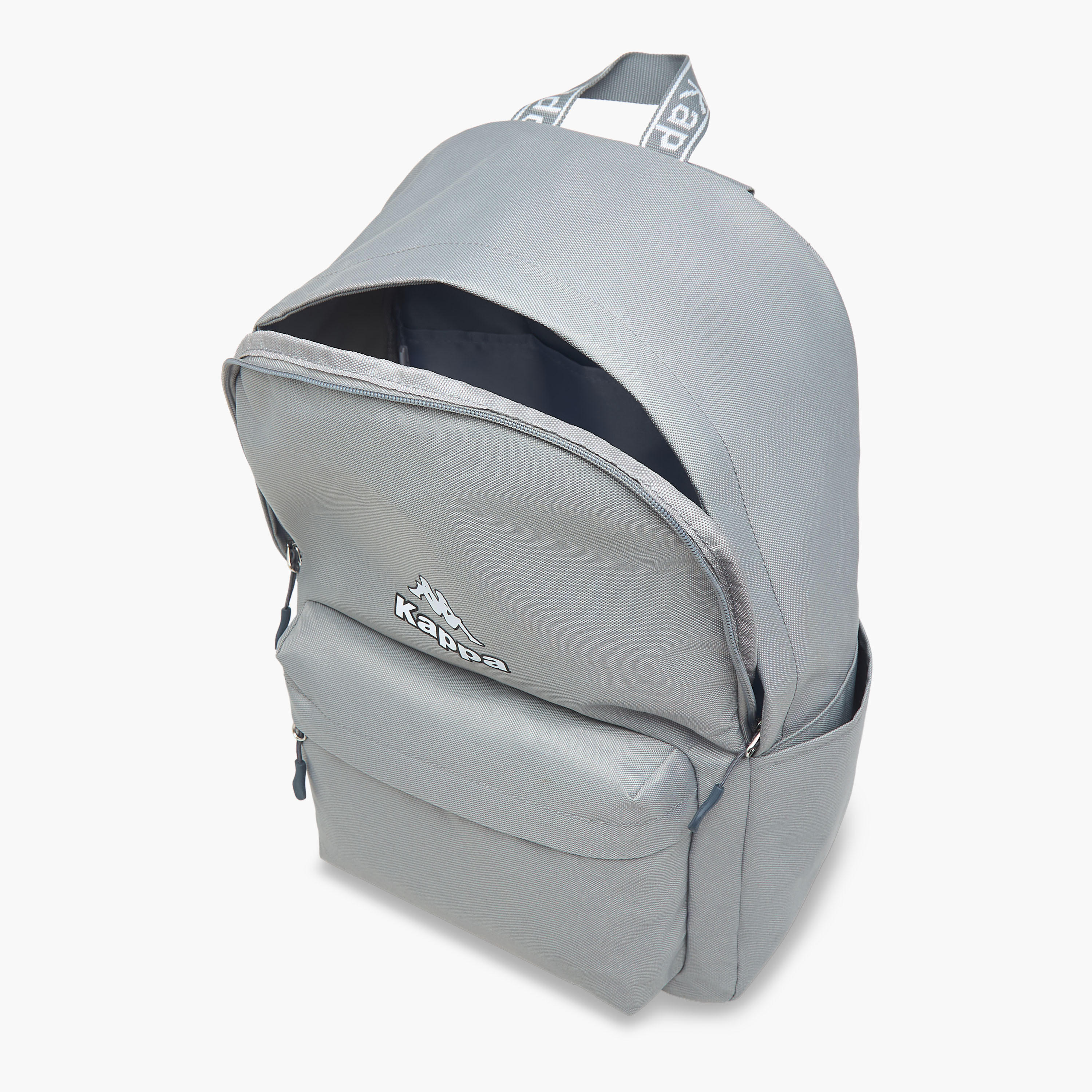Kappa Logo Print School Backpack with Zip Closure and Adjustable Strap - 29x15x42 cm-school-bagsandbackpacks-backpacks-image-10