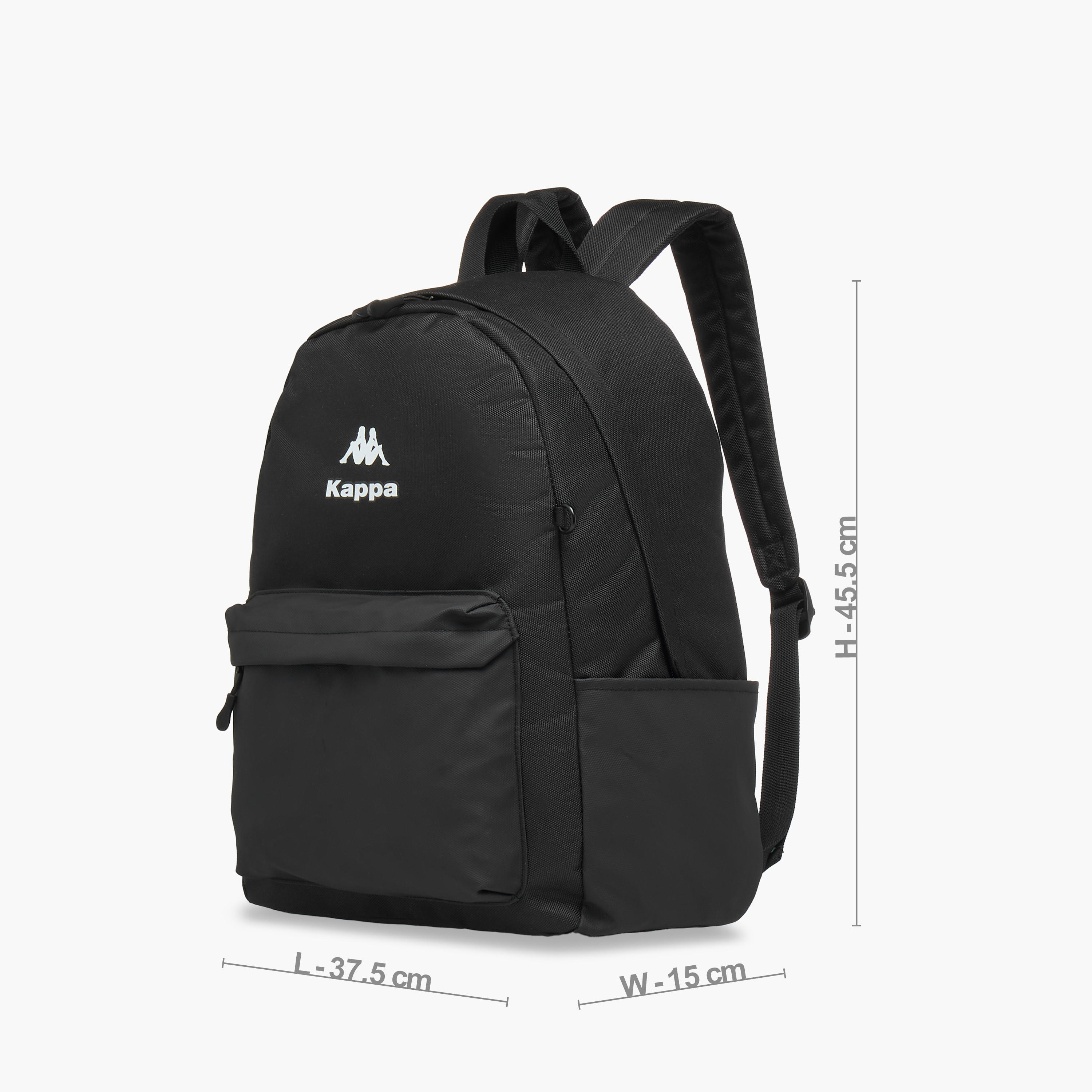 Kappa Logo Print School Backpack with Pencil Pouch set-school-bagsandbackpacks-backpacks-image-5