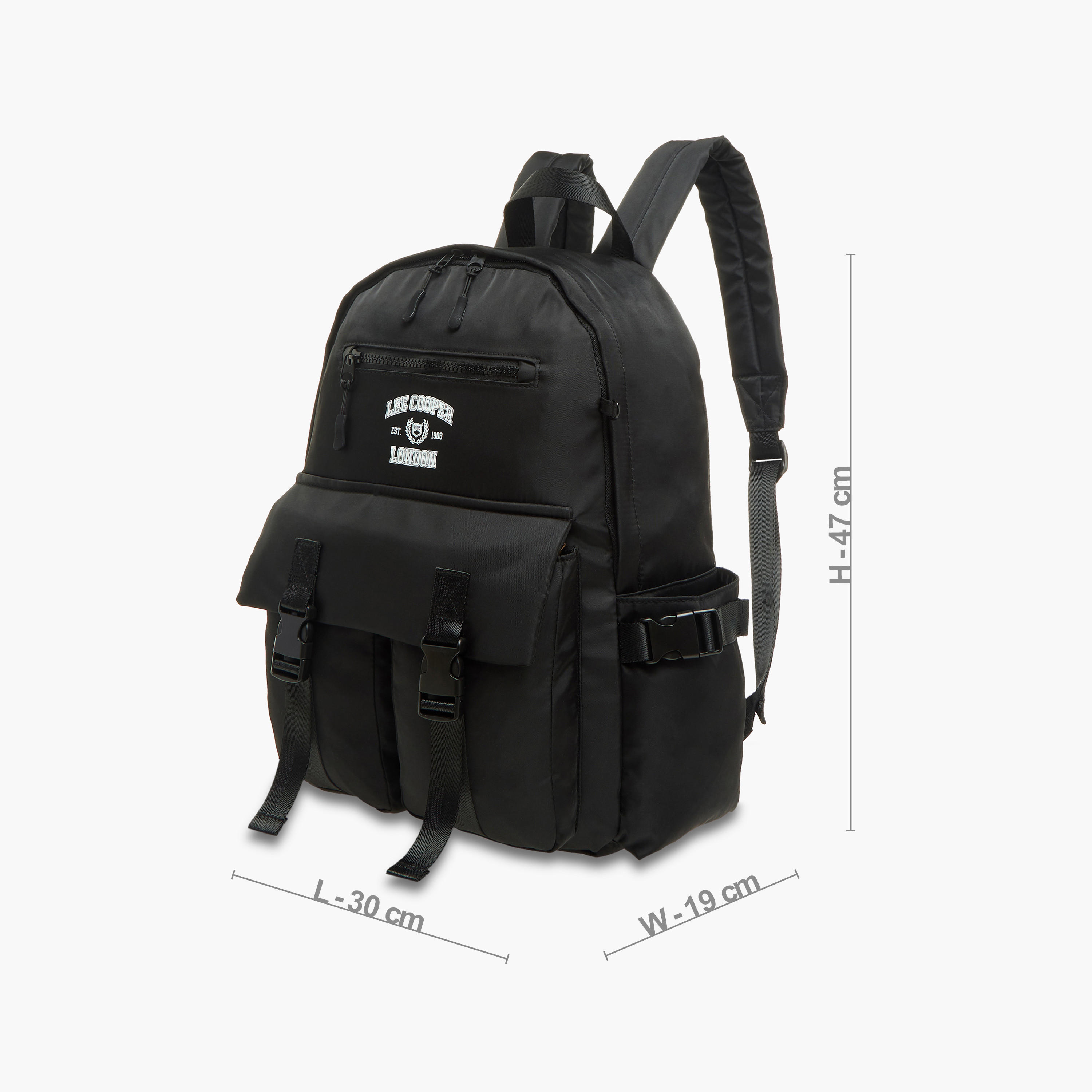 طقم شنطة ظهر مدرسية ومقلمة بطبعات شعار من لي كوبر-school-bagsandbackpacks-backpacks-image-4