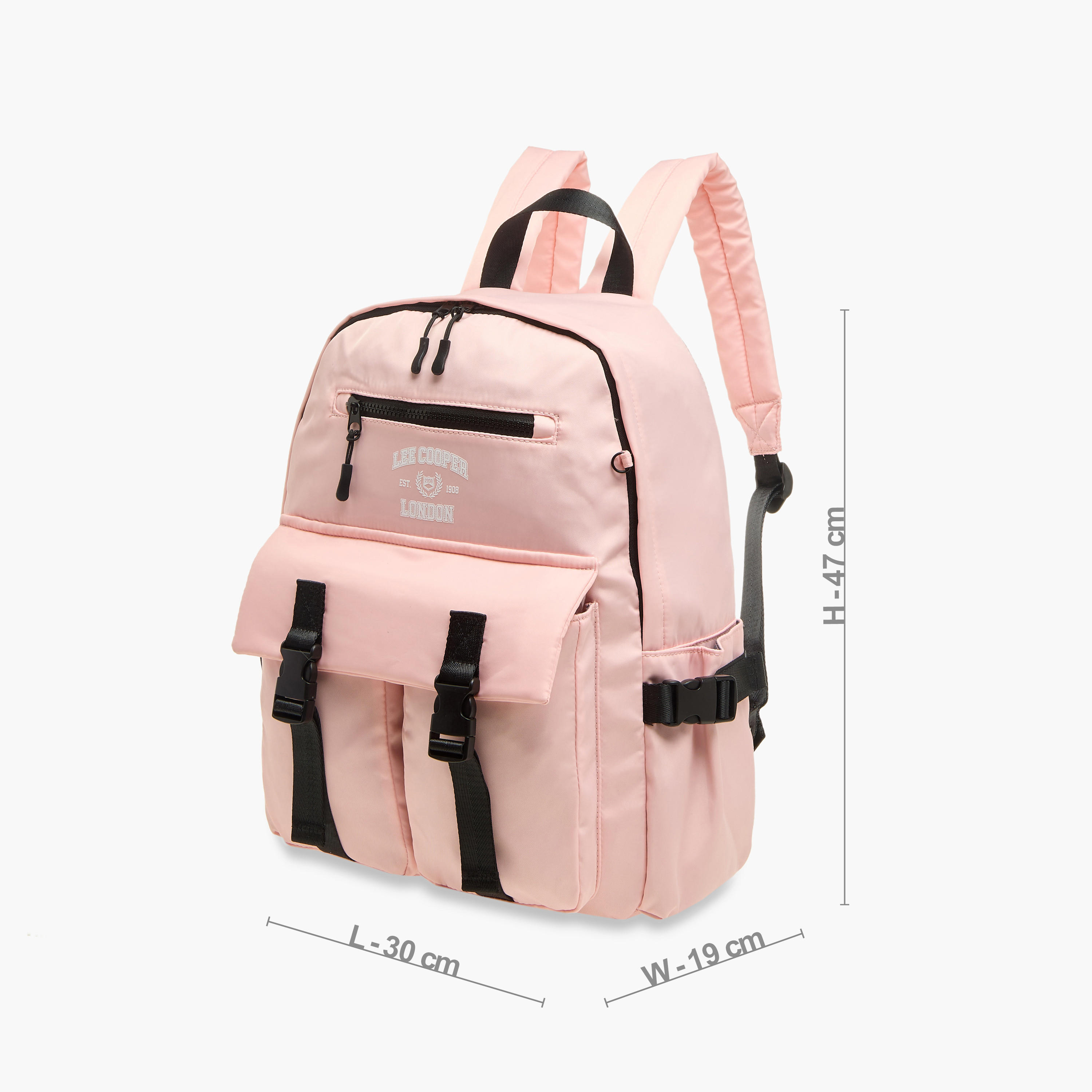 Lee Cooper Logo Print School Backpack and Pencil Pouch set-school-bagsandbackpacks-backpacks-image-2