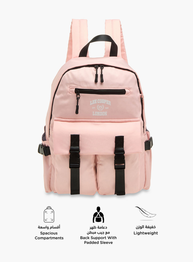 Lee Cooper Logo Print School Backpack and Pencil Pouch set-school-bagsandbackpacks-backpacks-image-4