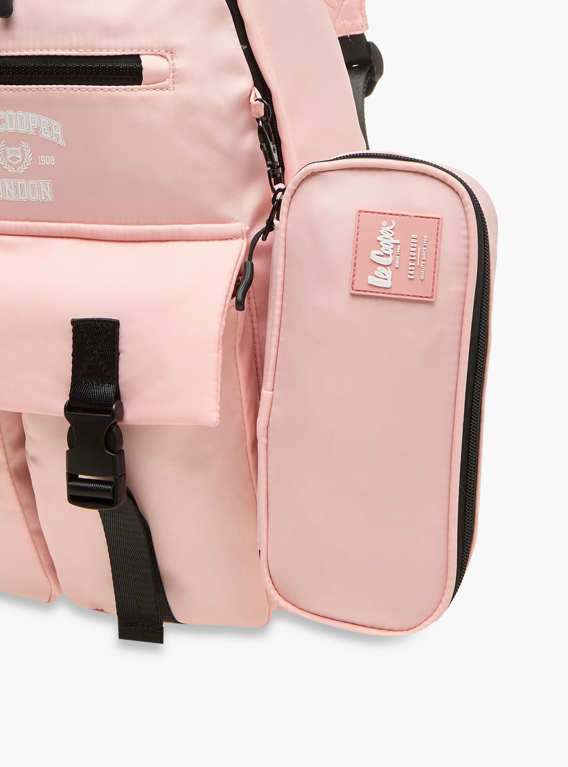Lee Cooper Logo Print School Backpack and Pencil Pouch set-school-bagsandbackpacks-backpacks-image-8