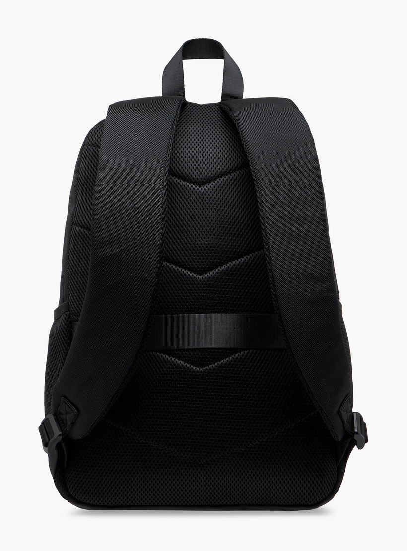 Lee Cooper Logo Detail School Backpack with Adjustable Shoulder Straps - 15x50x33 cm-boys-accessories-bagsandbackpacks-image-5