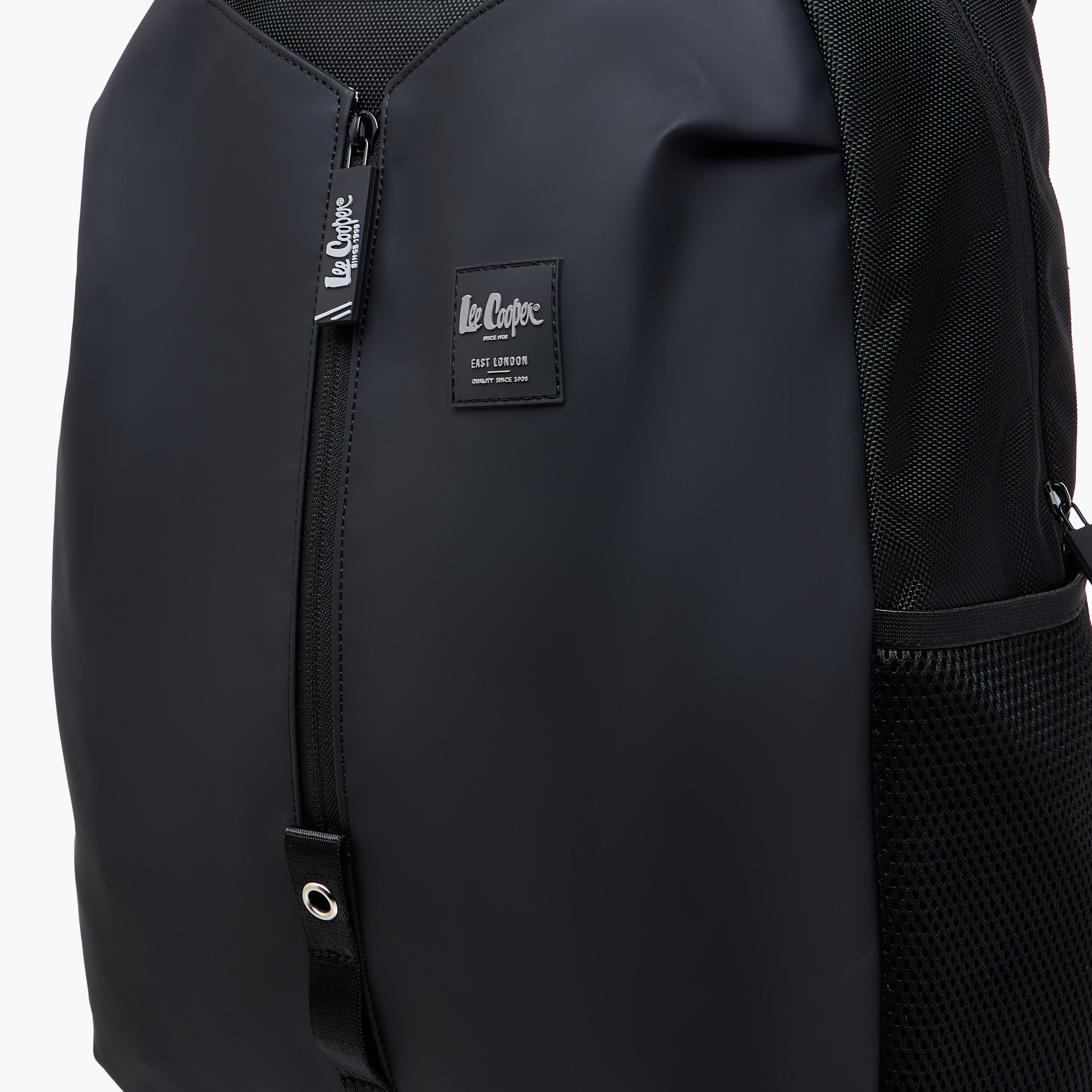 Lee Cooper Logo Detail School Backpack with Adjustable Shoulder Straps - 15x50x33 cm-boys-accessories-bagsandbackpacks-image-7