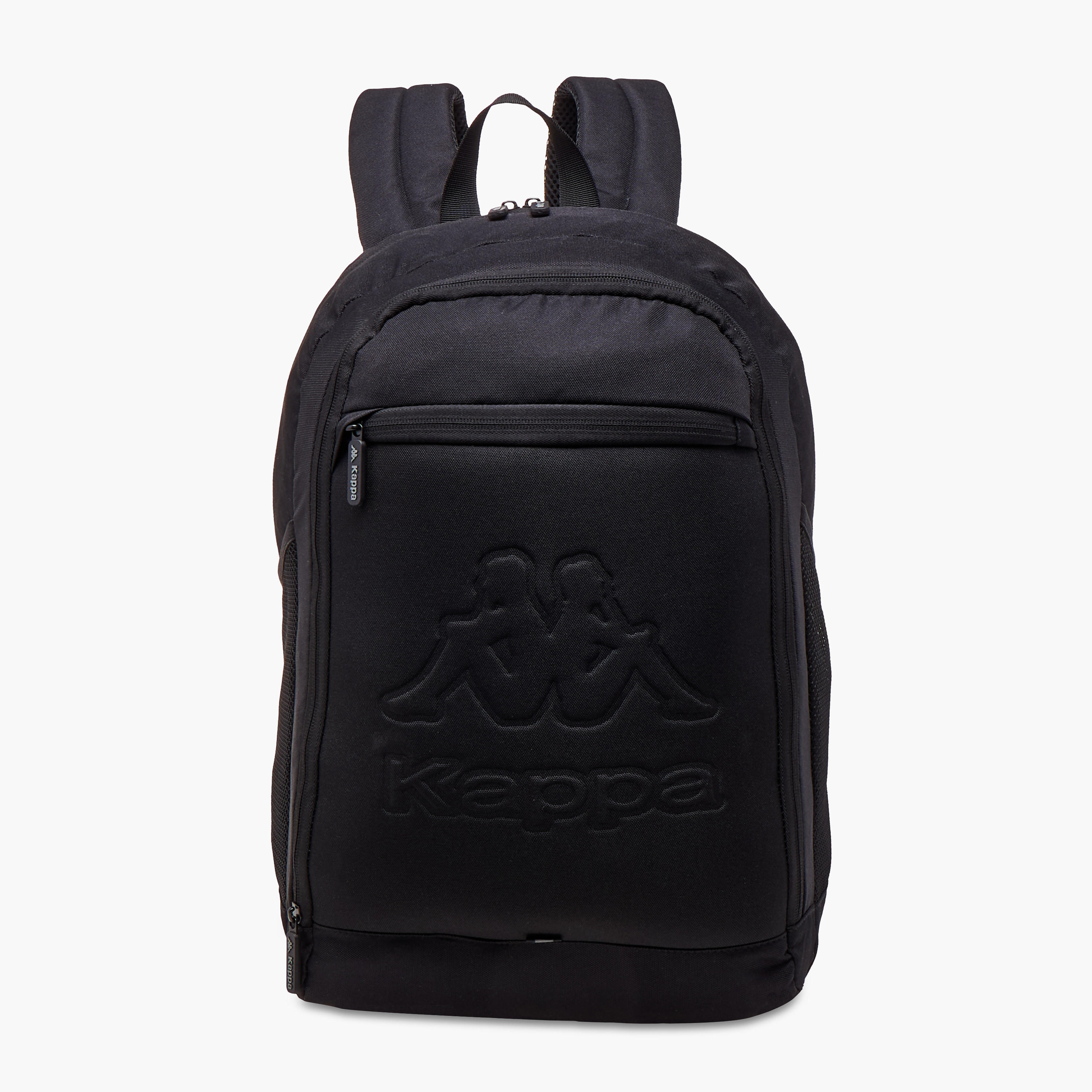 Kappa Logo Embossed School Backpack with Adjustable Straps and Zip Closure - 13x32x47 cm-boys-accessories-bagsandbackpacks-image-1