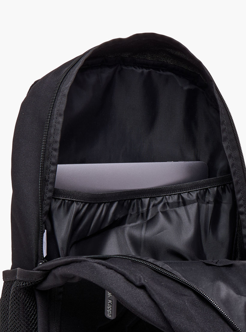 Kappa Logo Embossed School Backpack with Adjustable Straps and Zip Closure - 13x32x47 cm-boys-accessories-bagsandbackpacks-image-12