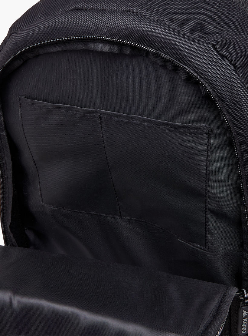 Kappa Logo Embossed School Backpack with Adjustable Straps and Zip Closure - 13x32x47 cm-boys-accessories-bagsandbackpacks-image-10