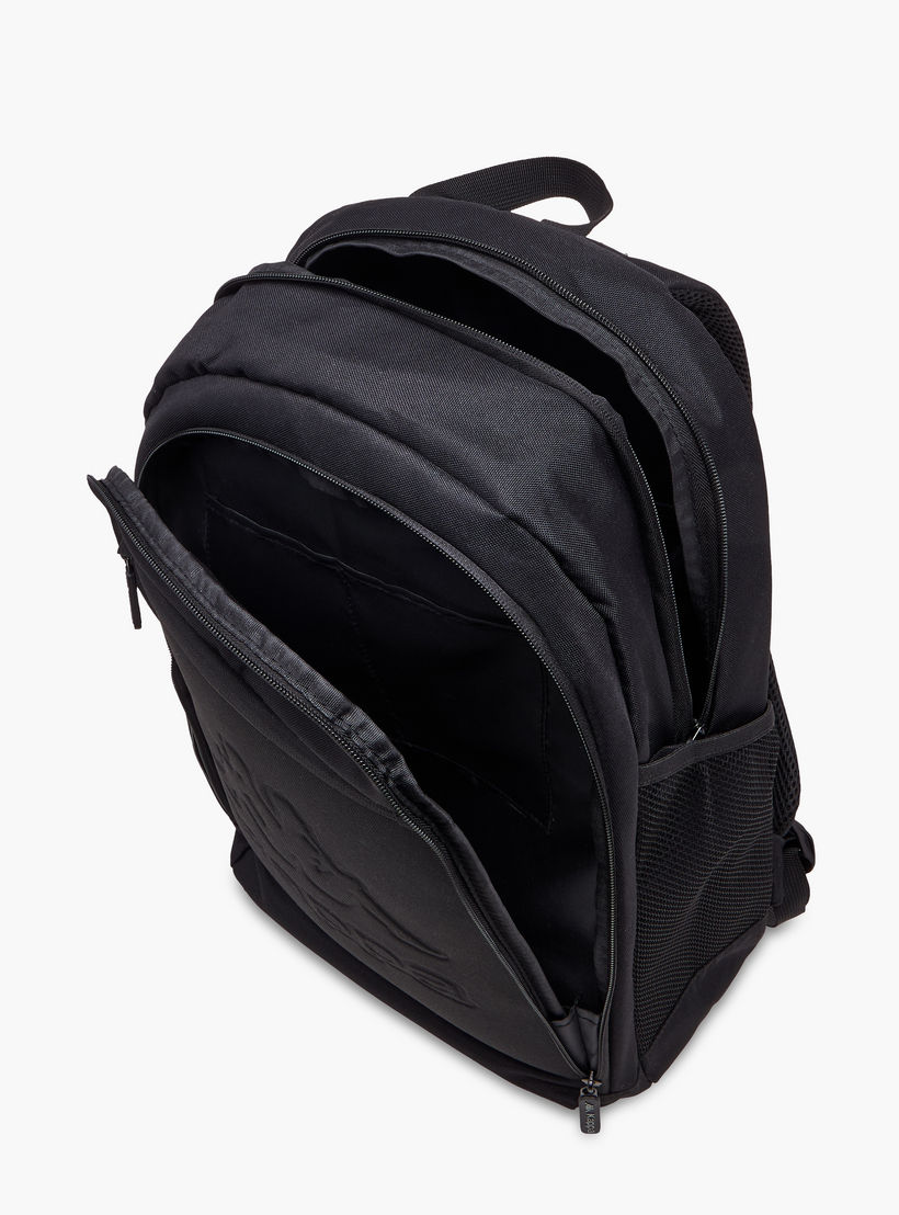 Kappa Logo Embossed School Backpack with Adjustable Straps and Zip Closure - 13x32x47 cm-boys-accessories-bagsandbackpacks-image-11