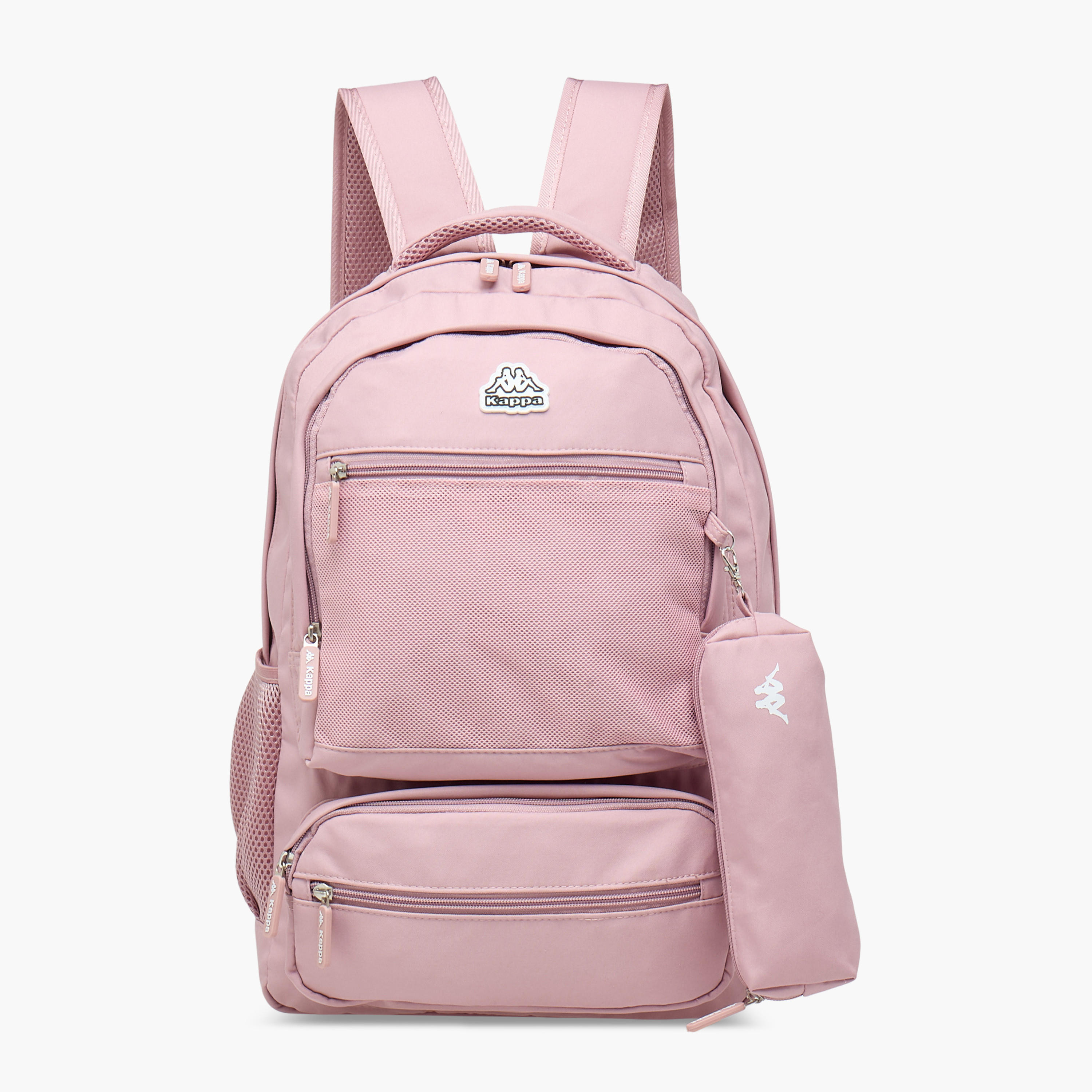 Kappa Logo Print School Backpack and Pencil Pouch set-school-bagsandbackpacks-backpacks-image-1