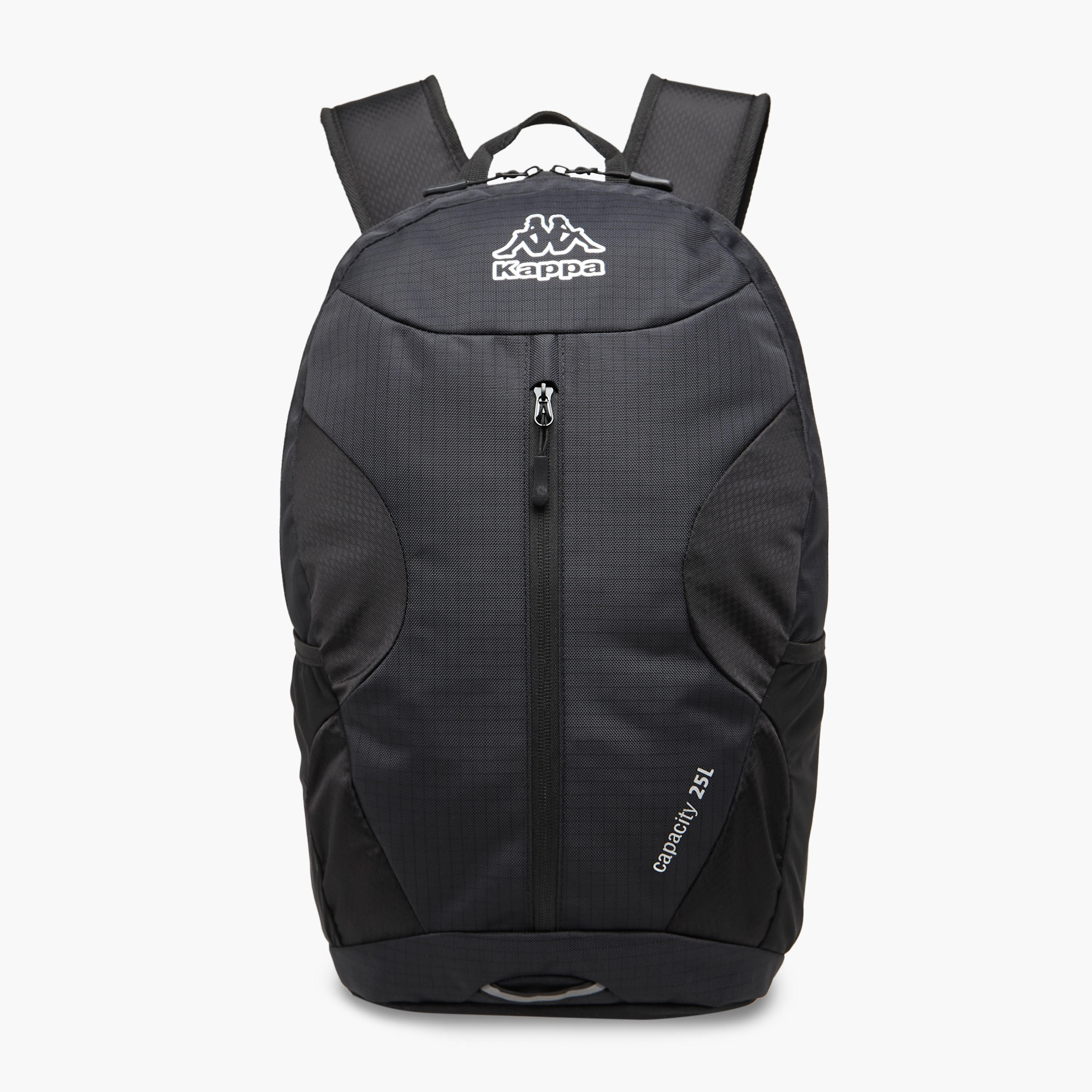 شنطة ظهر بطبعات شعار وأحزمة قابلة للتعديل وسحاب إغلاق من كابا - 16x46x27 سم-travel-luggagesandbags-backpacks-image-1