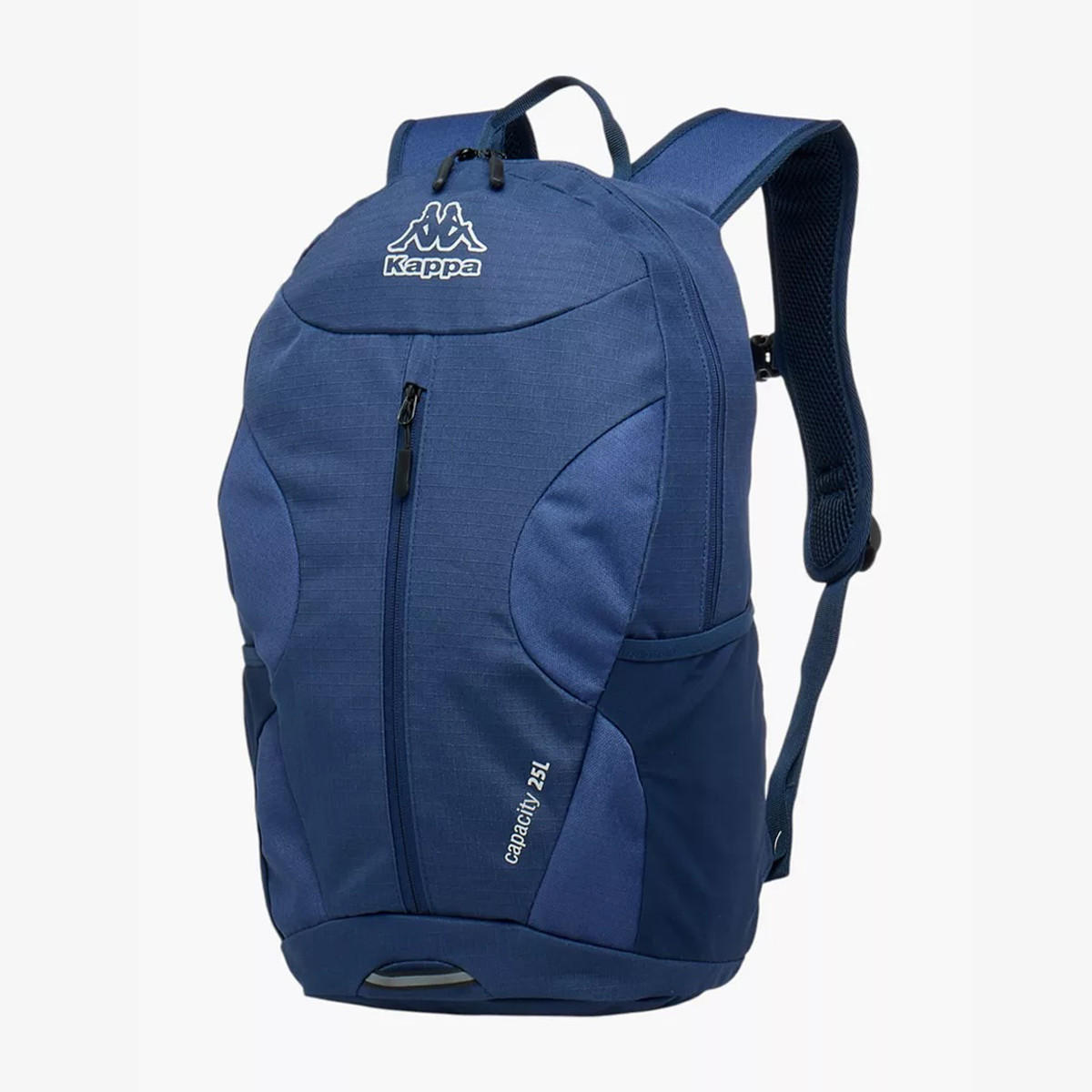 Kappa Logo Print Backpack with Adjustable Straps and Zip Closure - 16x46x27 cm-travel-luggagesandbags-backpacks-image-3
