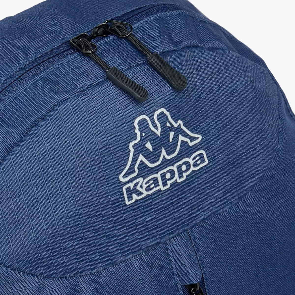 Kappa Logo Print Backpack with Adjustable Straps and Zip Closure - 16x46x27 cm-travel-luggagesandbags-backpacks-image-5