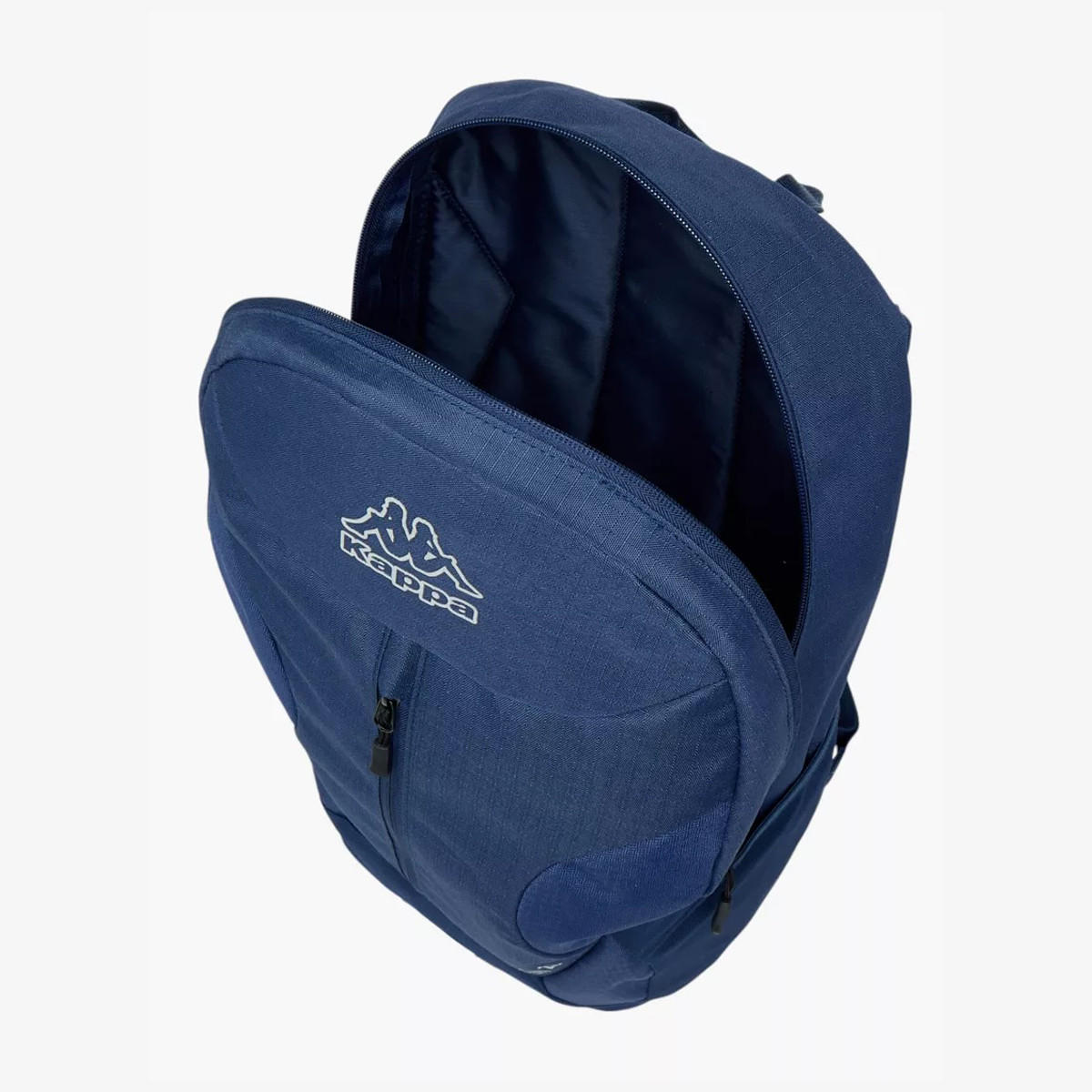 Kappa Logo Print Backpack with Adjustable Straps and Zip Closure - 16x46x27 cm-travel-luggagesandbags-backpacks-image-6