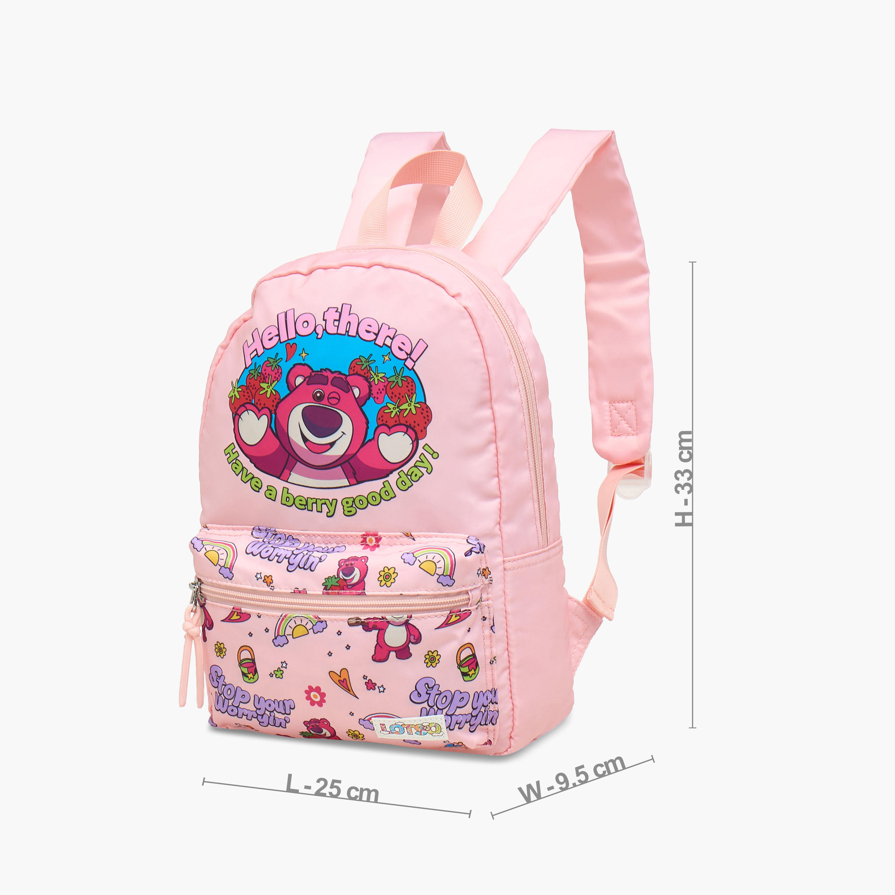 Disney Lots-o'-Huggin' Bear Print School Backpack with Adjustable Straps - 10x25x33 cm-school-bagsandbackpacks-backpacks-image-2