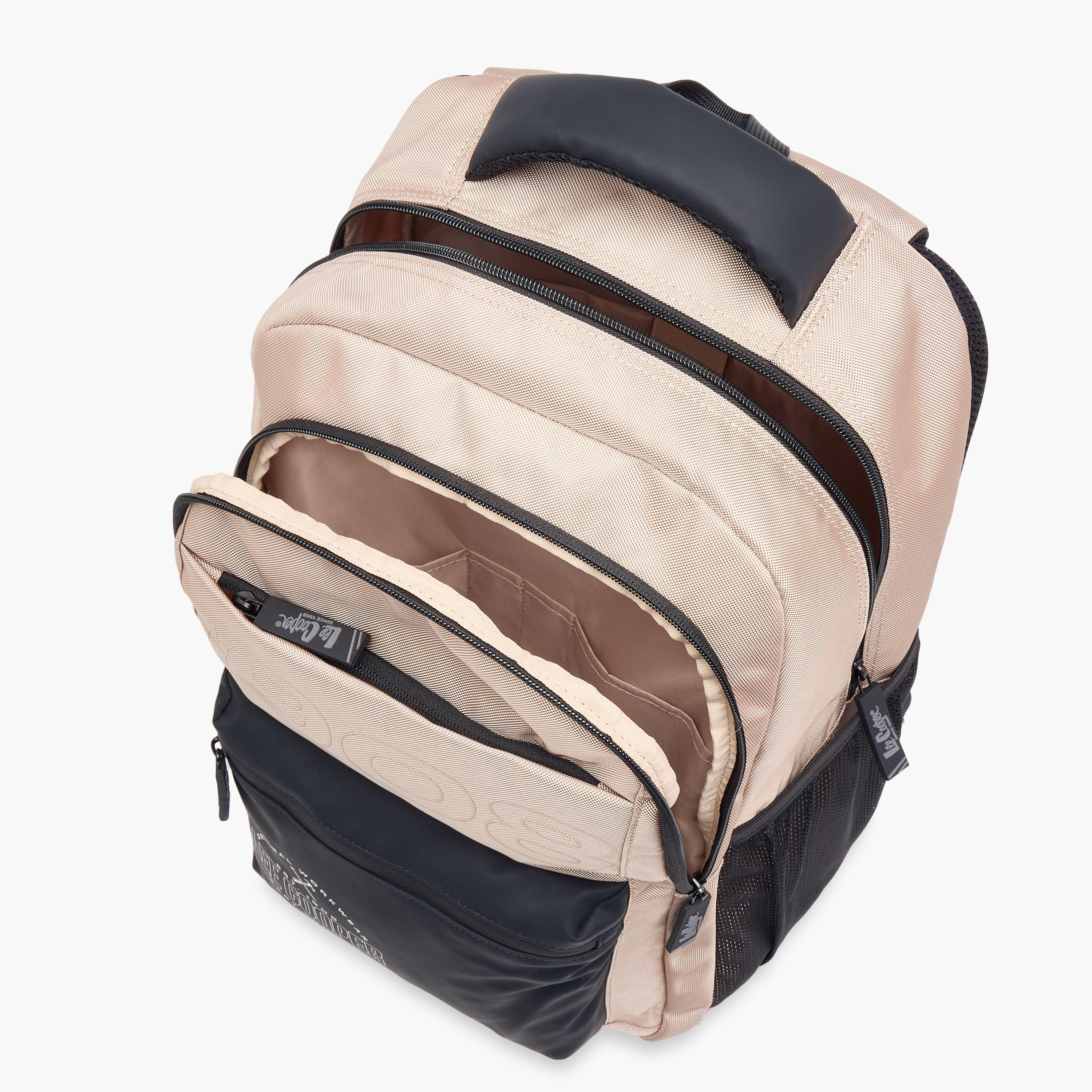 Lee Cooper Logo Print School Backpack with Adjustable Straps and Zip Closure - 18x33x47 cm-school-bagsandbackpacks-backpacks-image-9