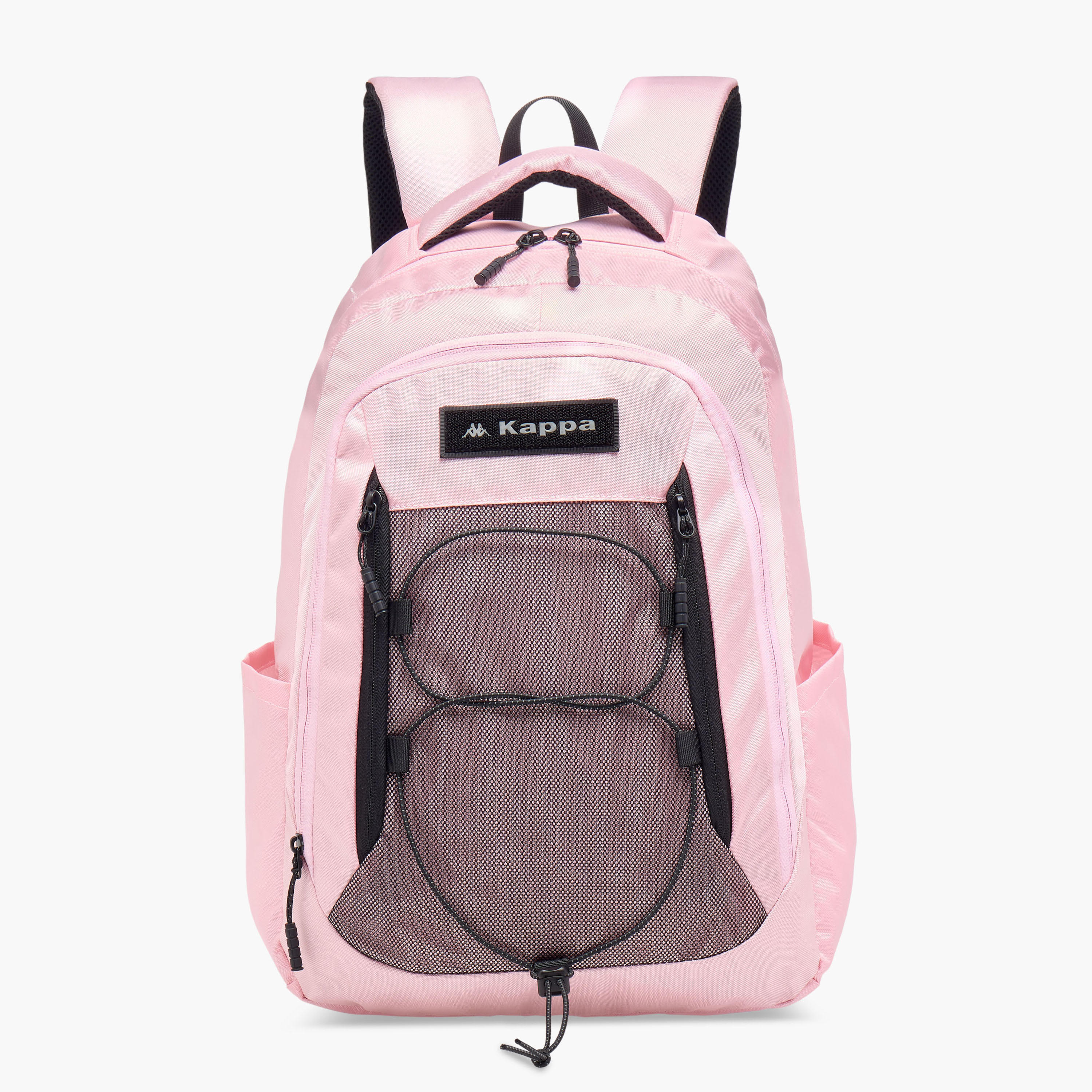 Kappa Logo Applique School Backpack with Adjustable Straps and Zip Closure - 19x32x48 cm-boys-accessories-bagsandbackpacks-image-1