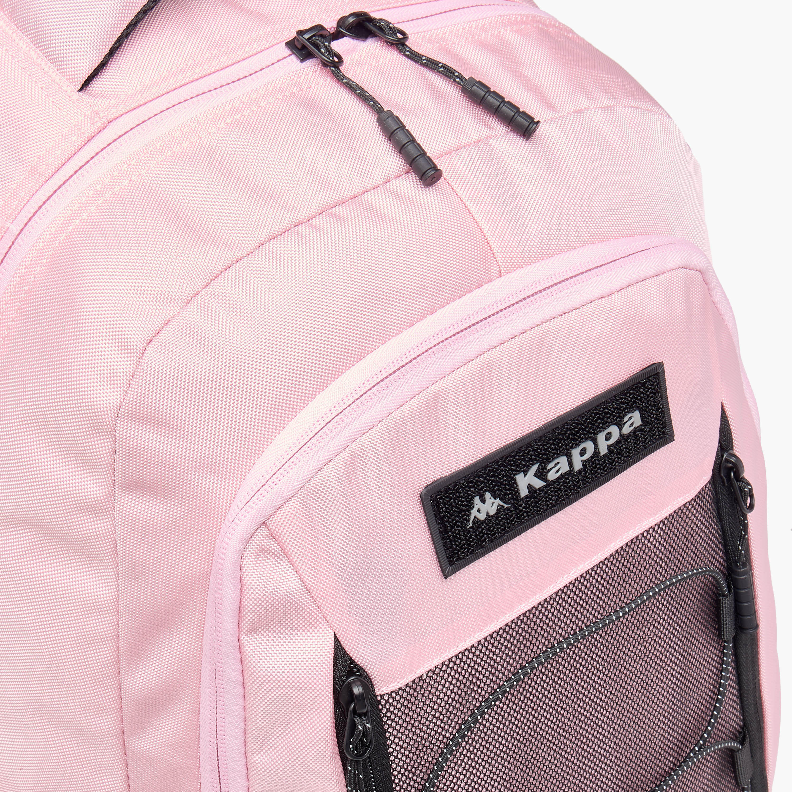 Kappa Logo Applique School Backpack with Adjustable Straps and Zip Closure - 19x32x48 cm-boys-accessories-bagsandbackpacks-image-6
