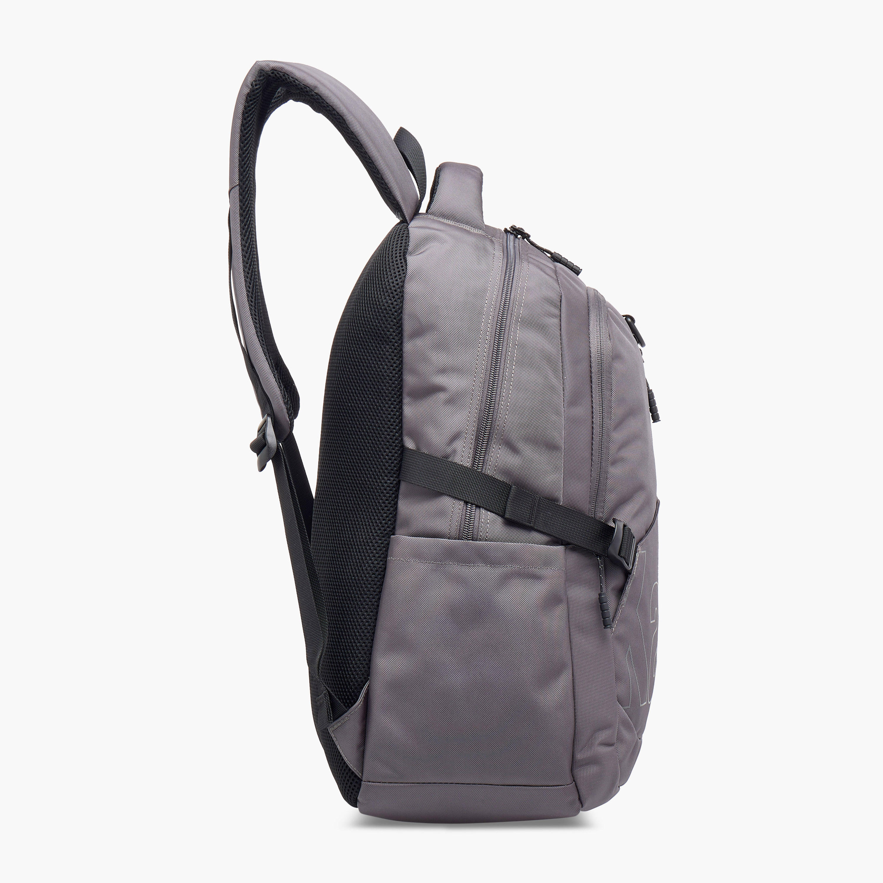 Kappa Logo Print School Backpack with Adjustable Straps and Zip Closure - 17x35x48 cm-boys-accessories-bagsandbackpacks-image-5