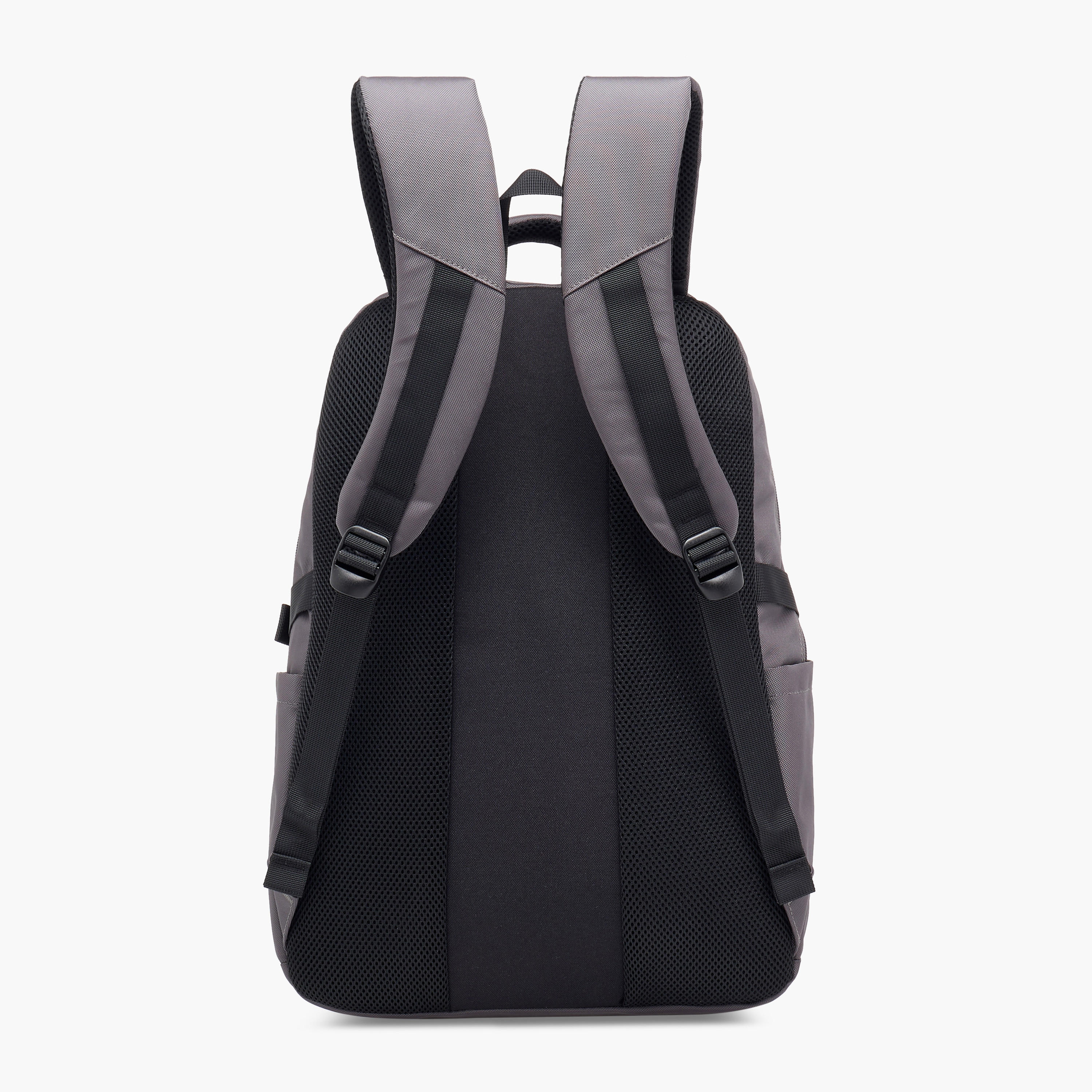 Kappa Logo Print School Backpack with Adjustable Straps and Zip Closure - 17x35x48 cm-boys-accessories-bagsandbackpacks-image-7