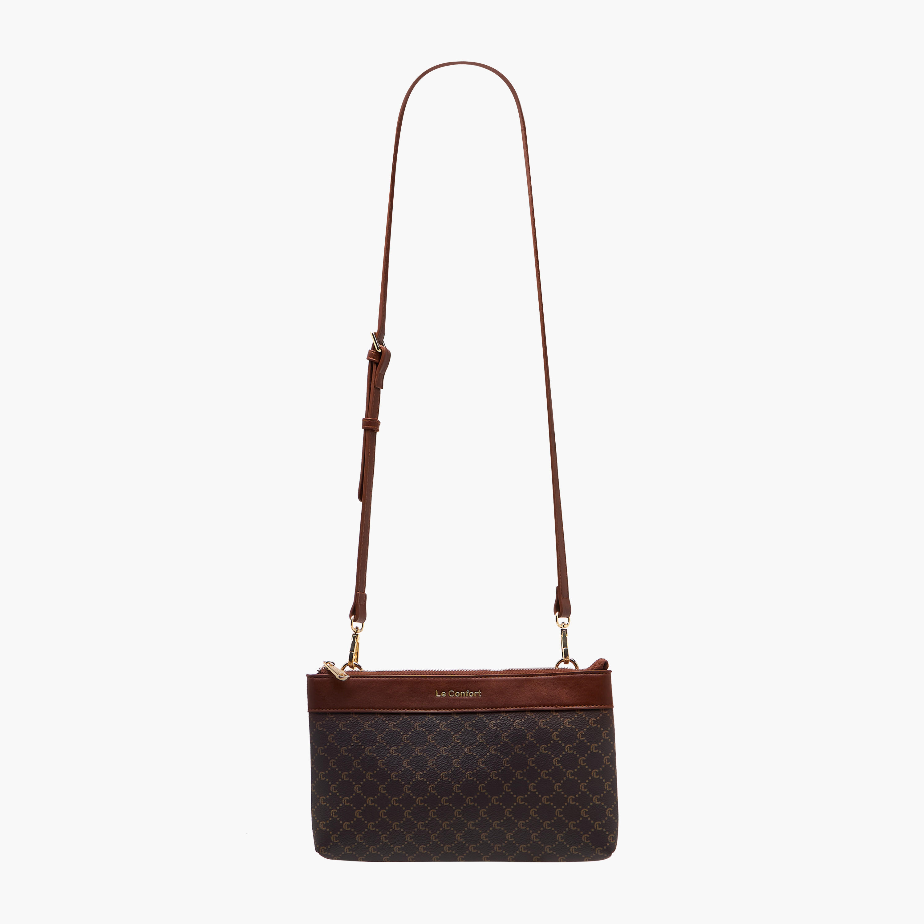 Le Confort Monogram Print Tote Bag with Clutch and Pouch-women-bagsandwallets-handbags-image-5