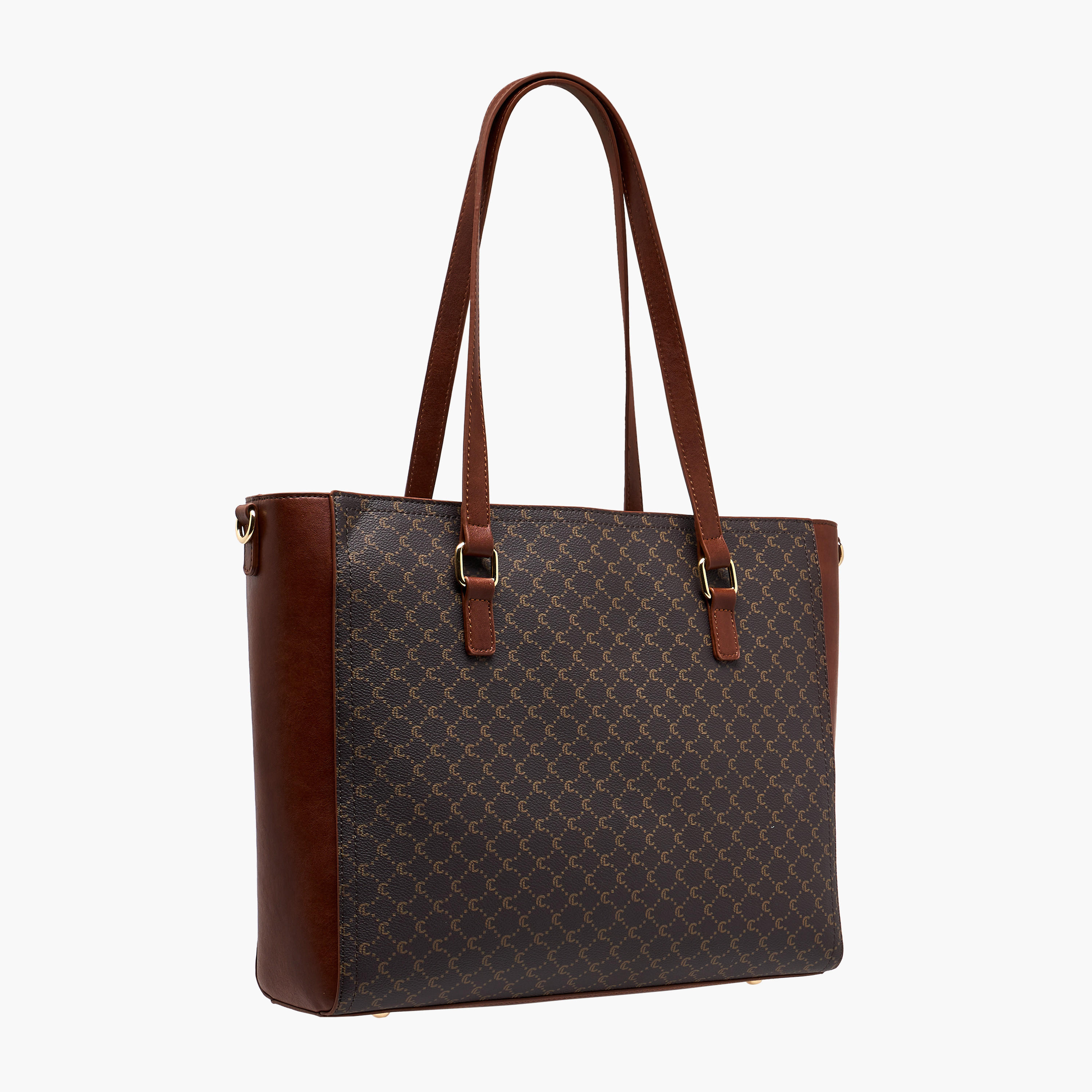 Le Confort Monogram Print Tote Bag with Clutch and Pouch-women-bagsandwallets-handbags-image-6