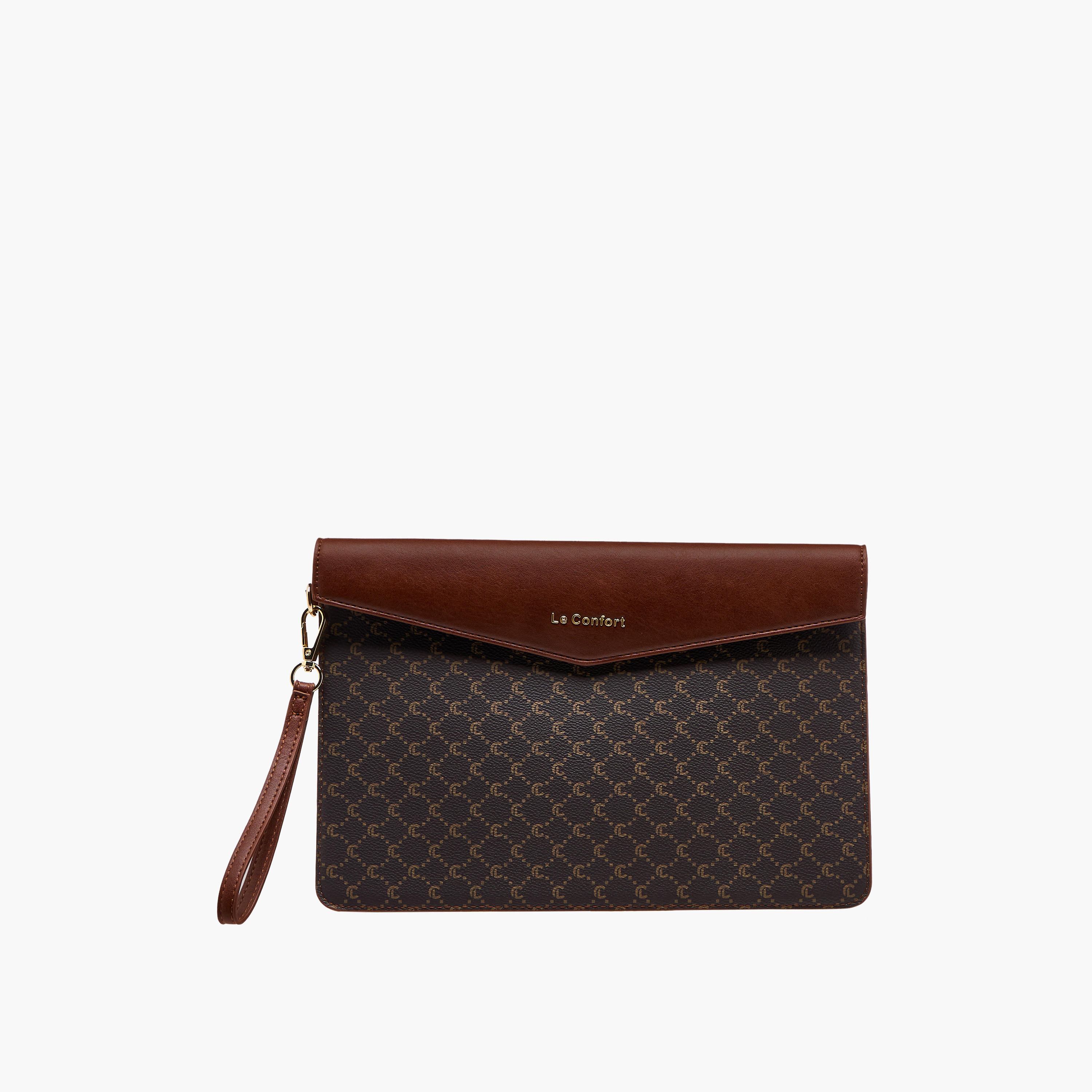 Le Confort Monogram Print Tote Bag with Clutch and Pouch-women-bagsandwallets-handbags-image-7
