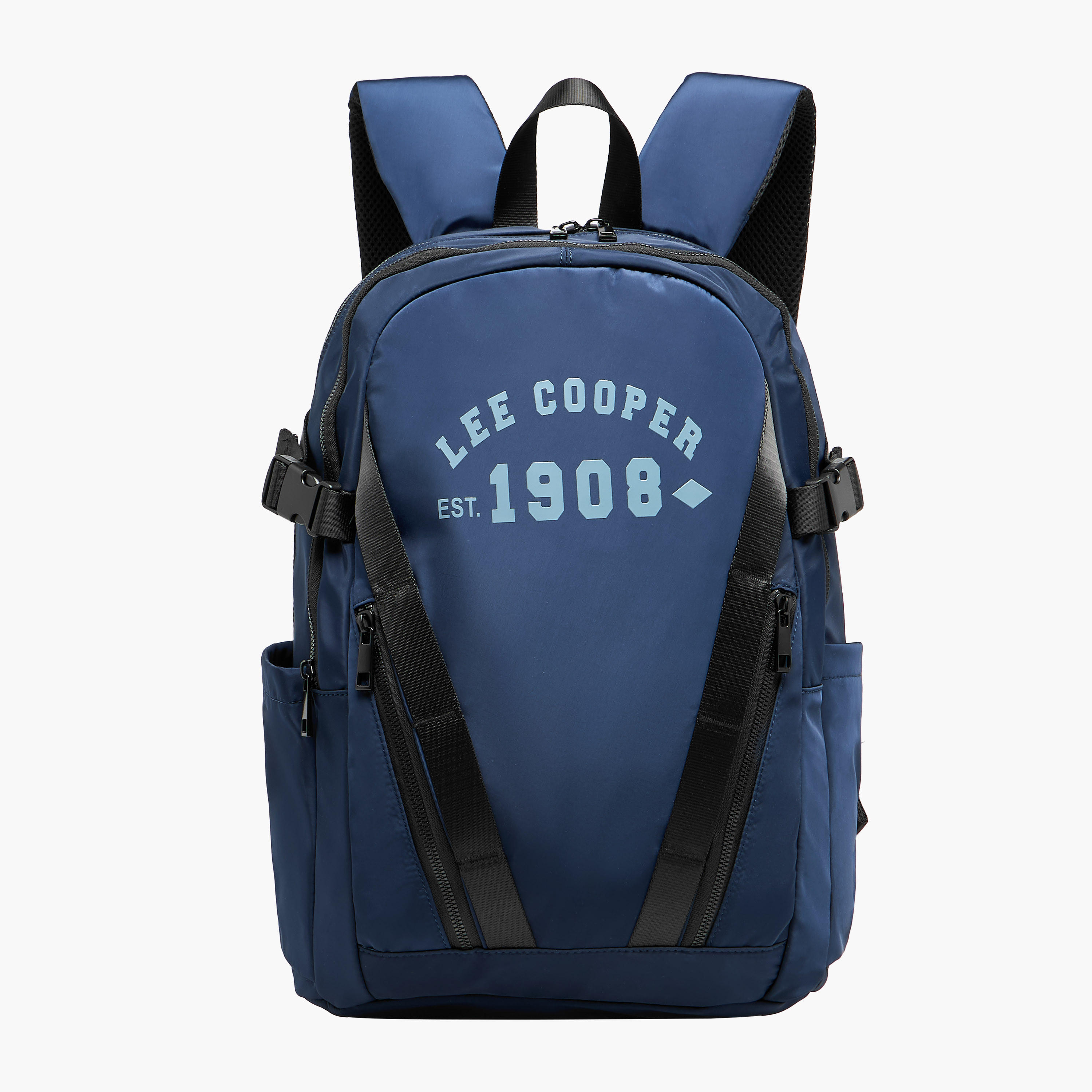 شنطة ظهر بطبعات وأحزمة قابلة للتعديل وسحاب إغلاق من لي كوبر - 16xX33X47 سم-travel-luggagesandbags-backpacks-image-1