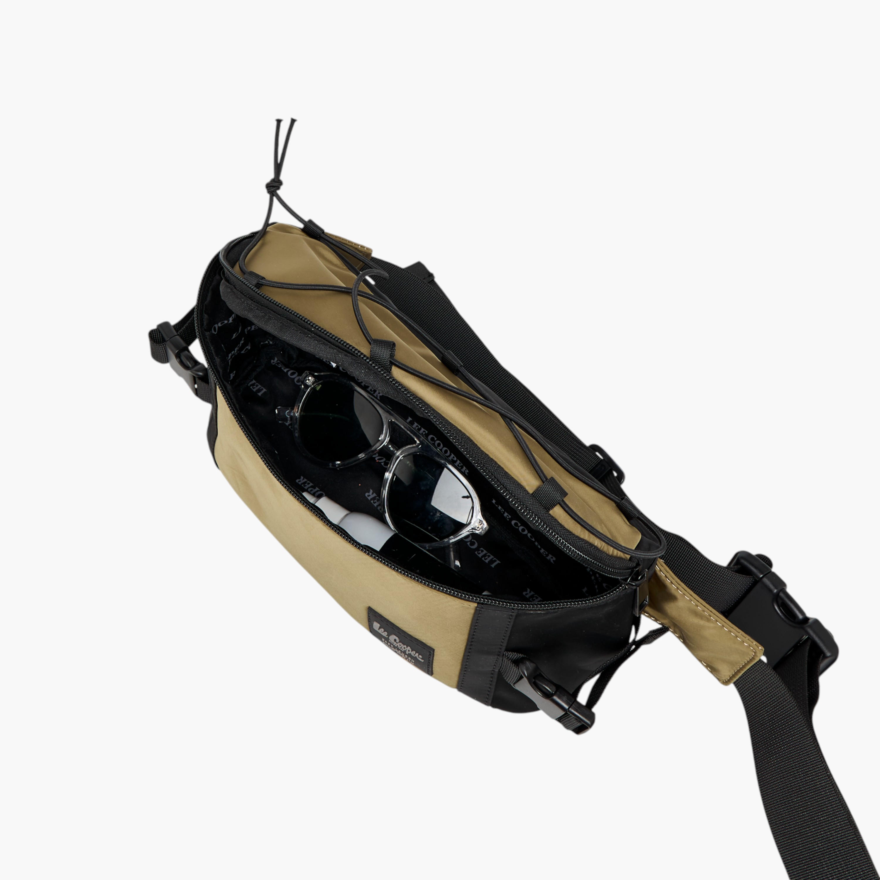 Lee Cooper Men's Solid Polyester Waist Bag-travel-accessories-image-7