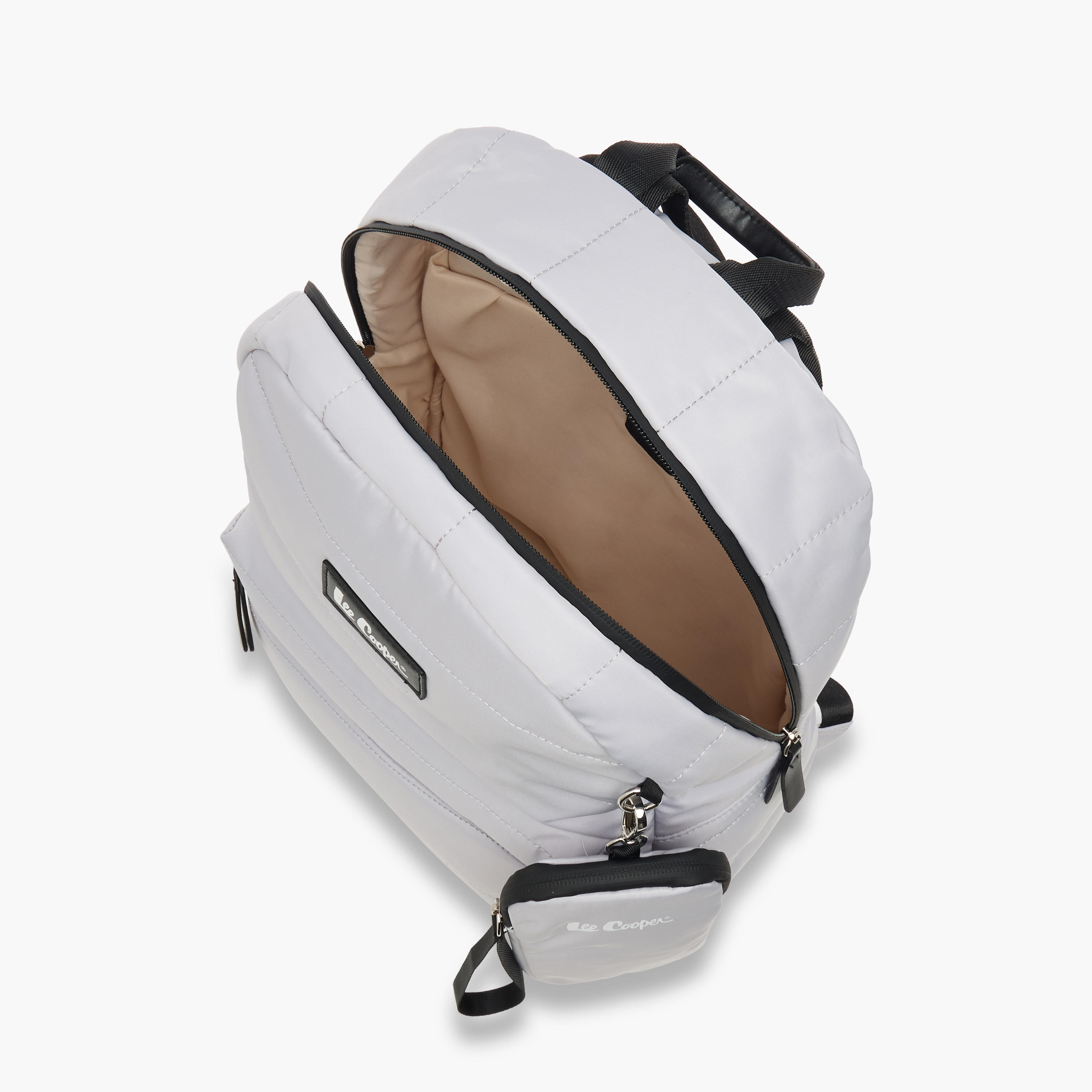 Lee Cooper Solid School Backpack with Zip Closure and Pouch - 31x14x42 cm-school-bagsandbackpacks-backpacks-image-6