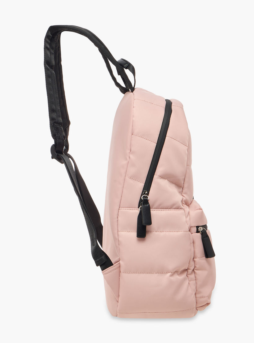 Lee Cooper Solid School Backpack with Zip Closure and Pouch - 31x14x42 cm-school-bagsandbackpacks-backpacks-image-3