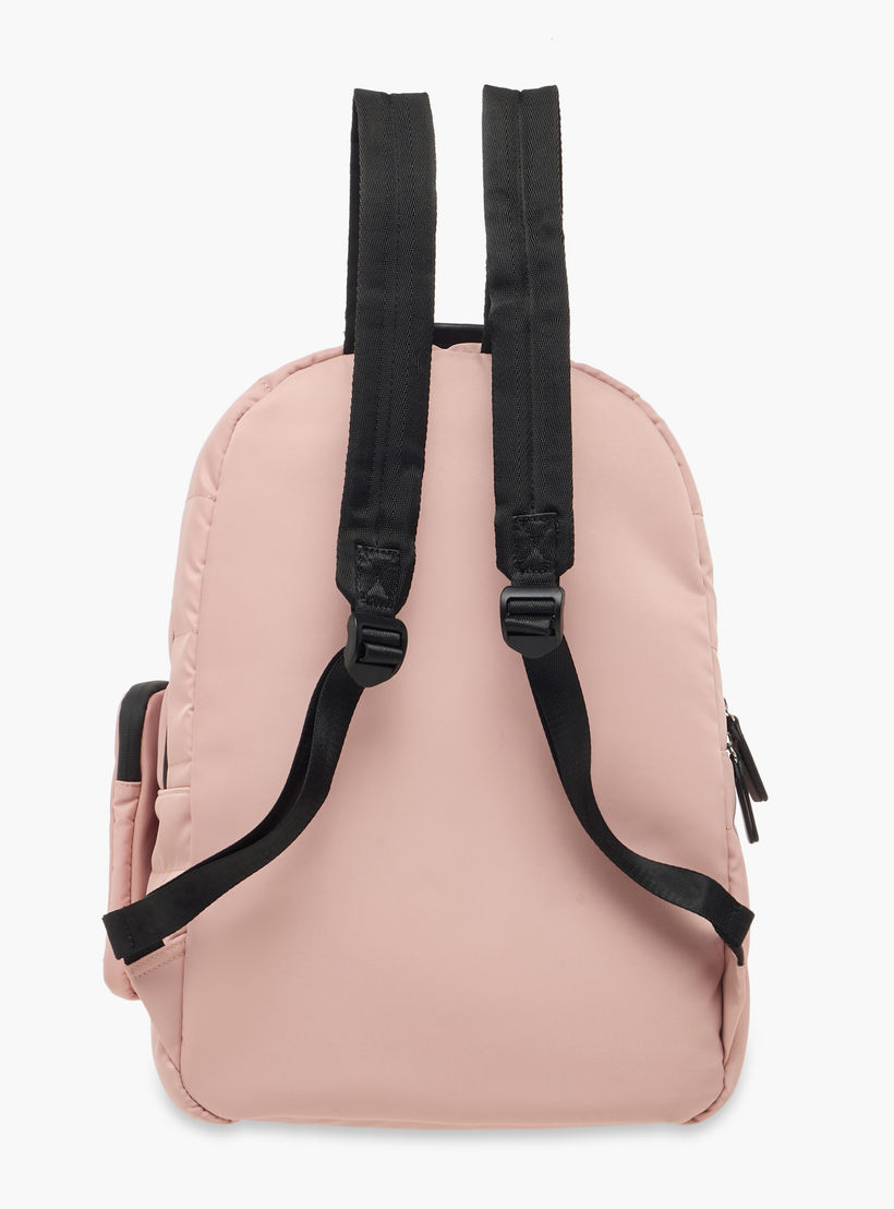 Lee Cooper Solid School Backpack with Zip Closure and Pouch - 31x14x42 cm-school-bagsandbackpacks-backpacks-image-4