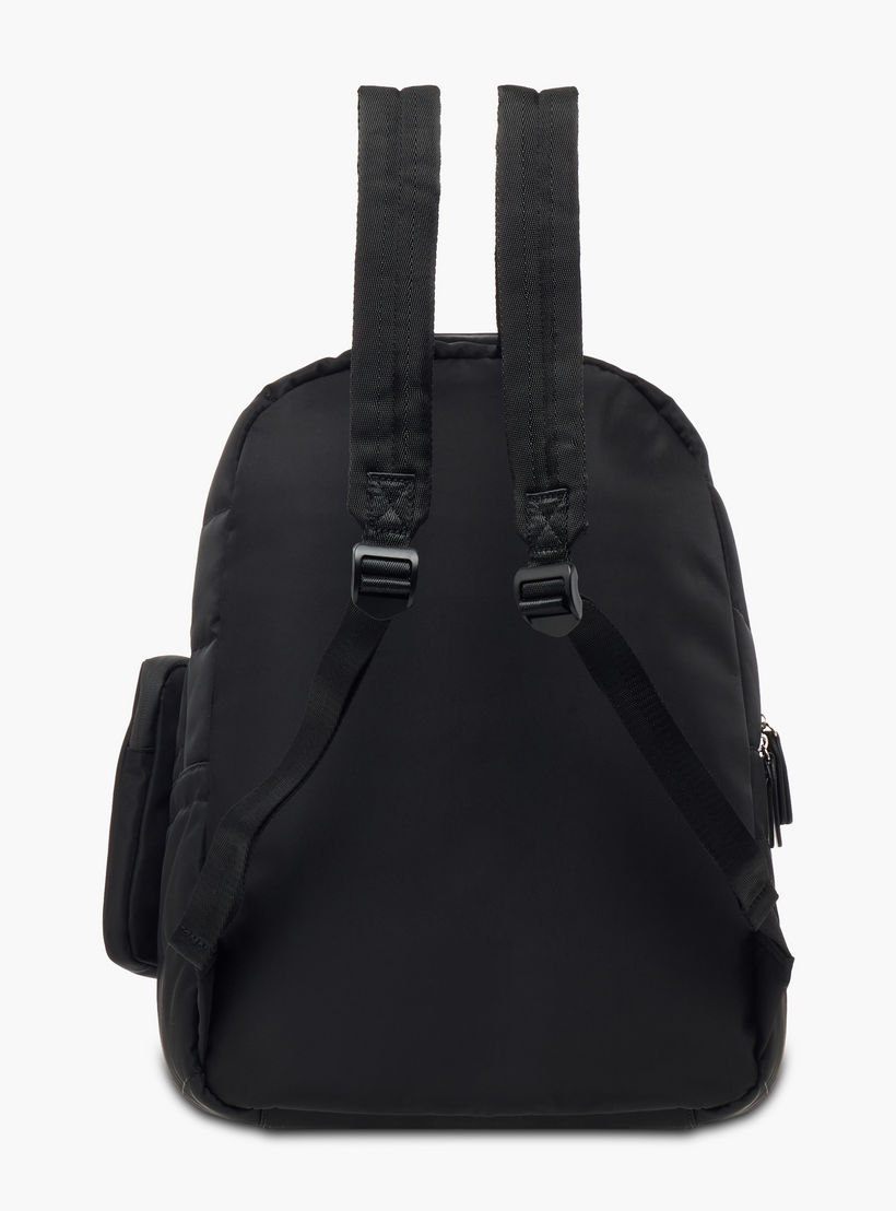 Lee Cooper Solid School Backpack with Zip Closure and Pouch - 31x14x42 cm-school-bagsandbackpacks-backpacks-image-4
