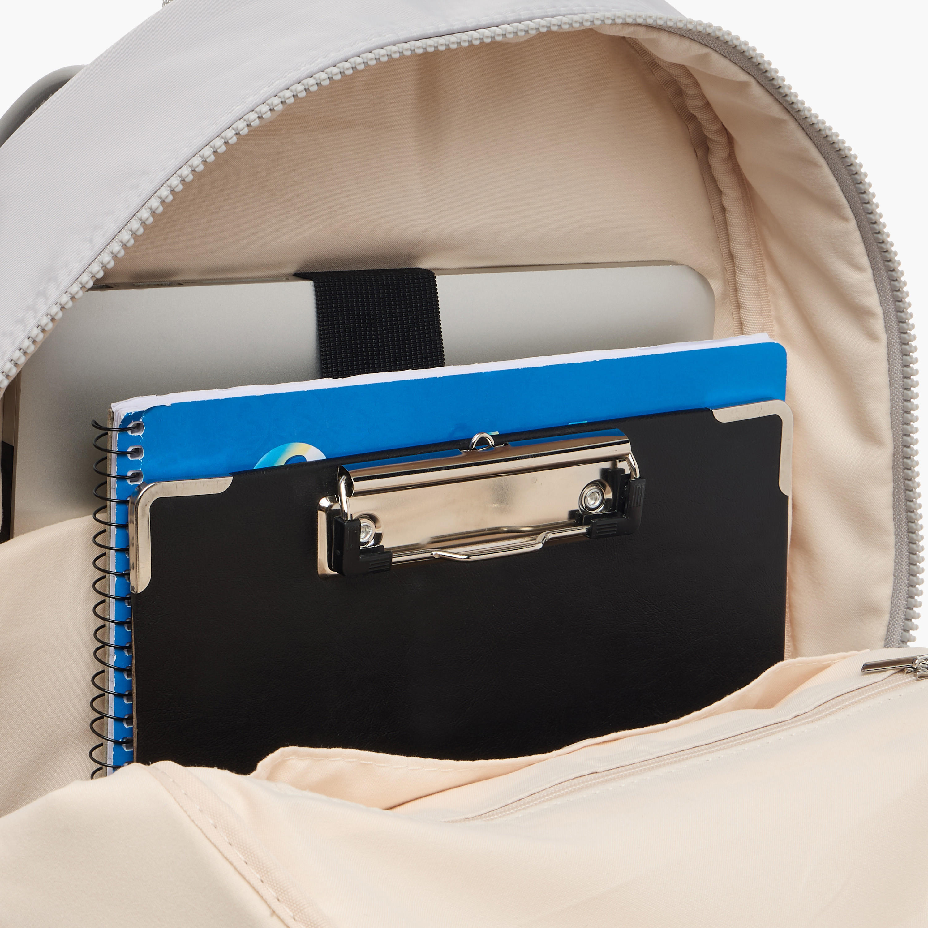 شنطة ظهر مدرسية سادة بأحزمة قابلة للتعديل وسحاب إغلاق من لي كوبر - 30x13x41 سم-school-bagsandbackpacks-backpacks-image-7