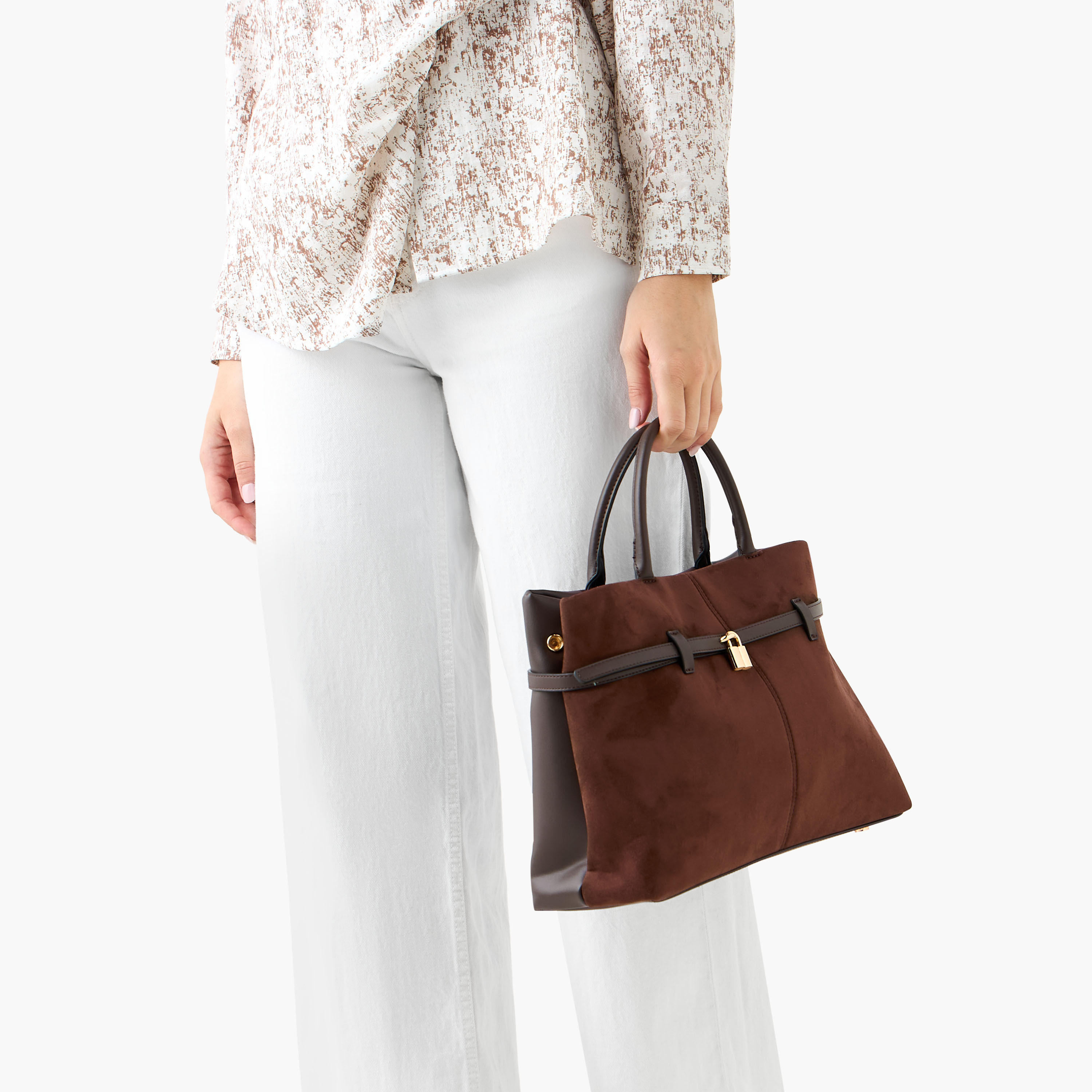 Celeste Solid Tote Bag with Detachable Strap-women-bagsandwallets-handbags-image-2