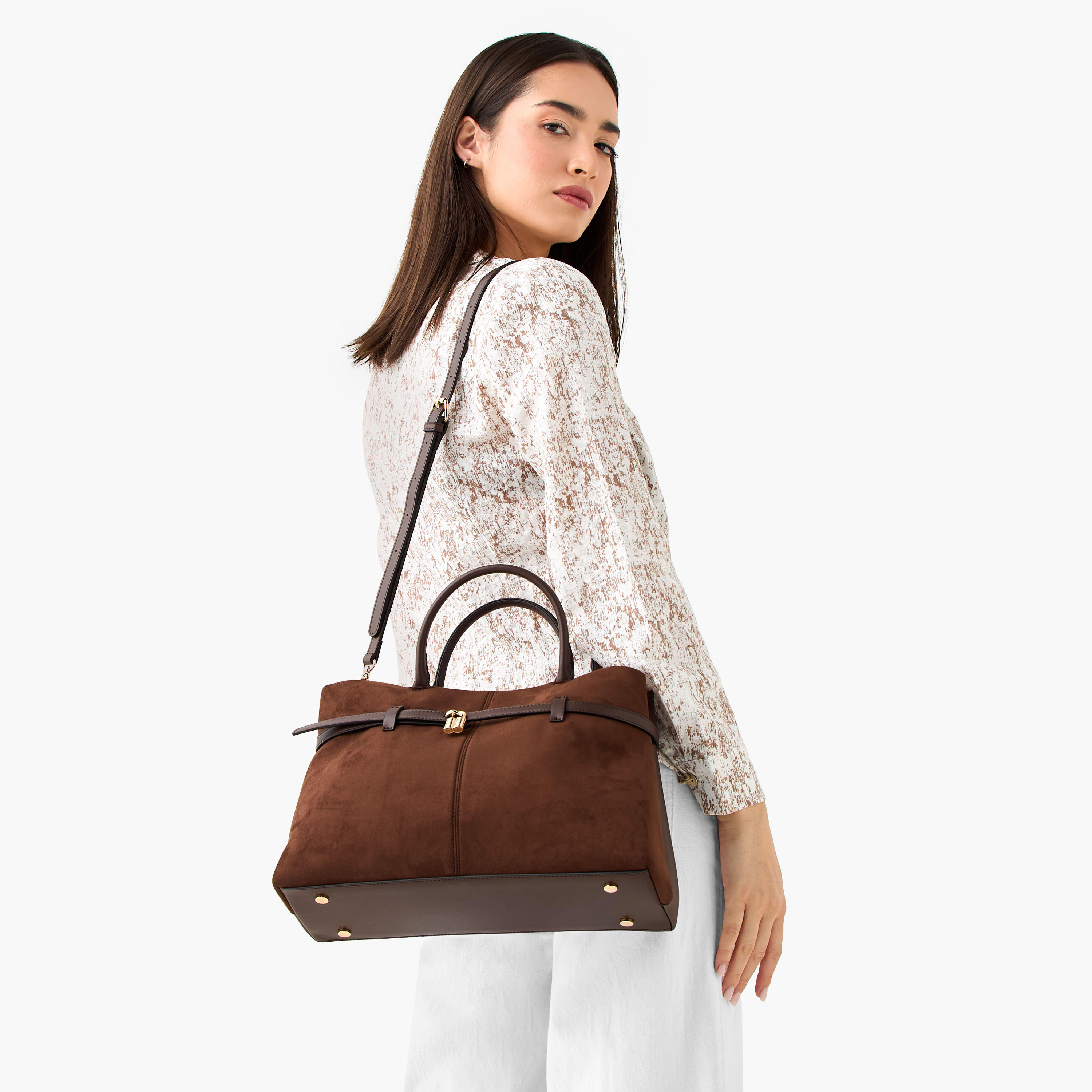 Celeste Solid Tote Bag with Detachable Strap-women-bagsandwallets-handbags-image-9