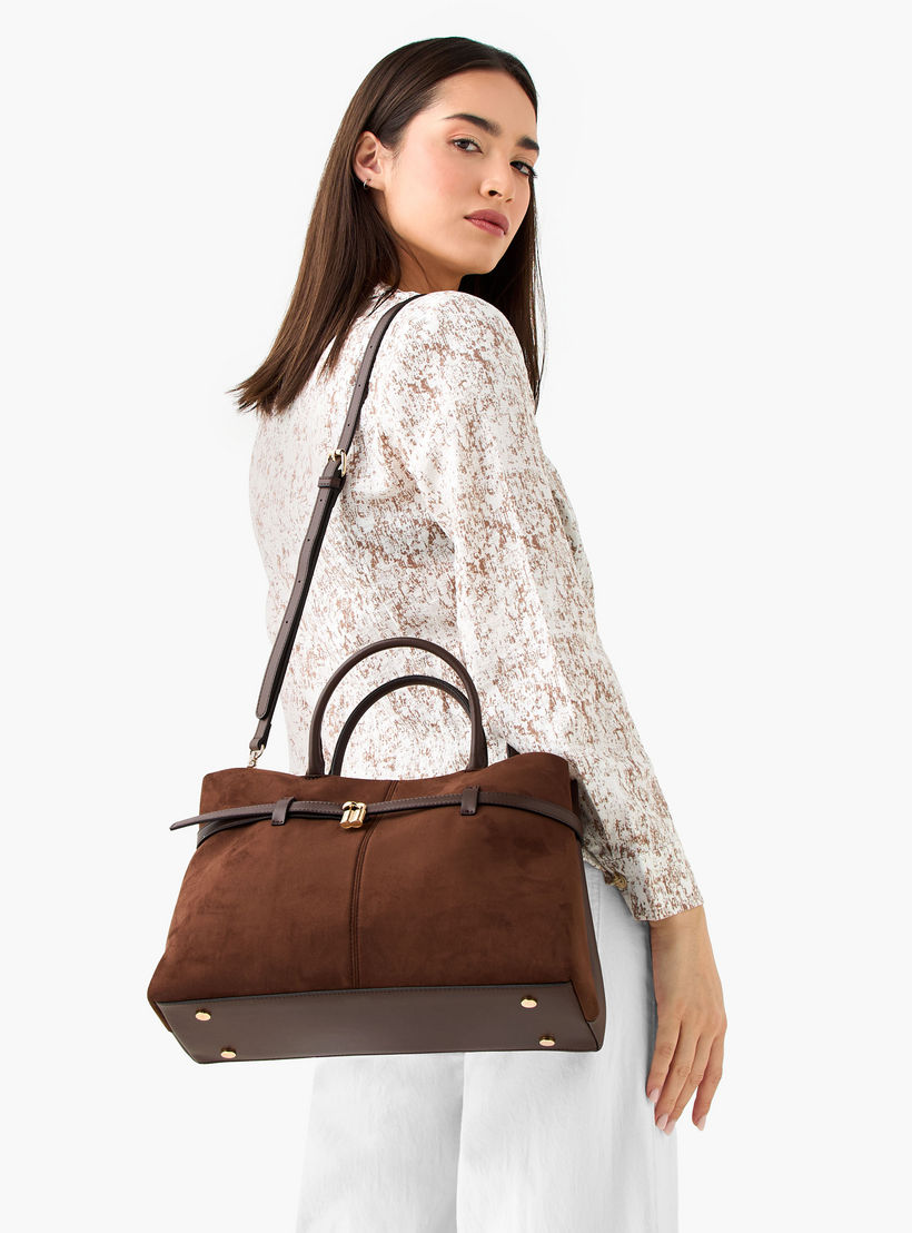 Celeste Solid Tote Bag with Detachable Strap-women-bagsandwallets-handbags-image-9