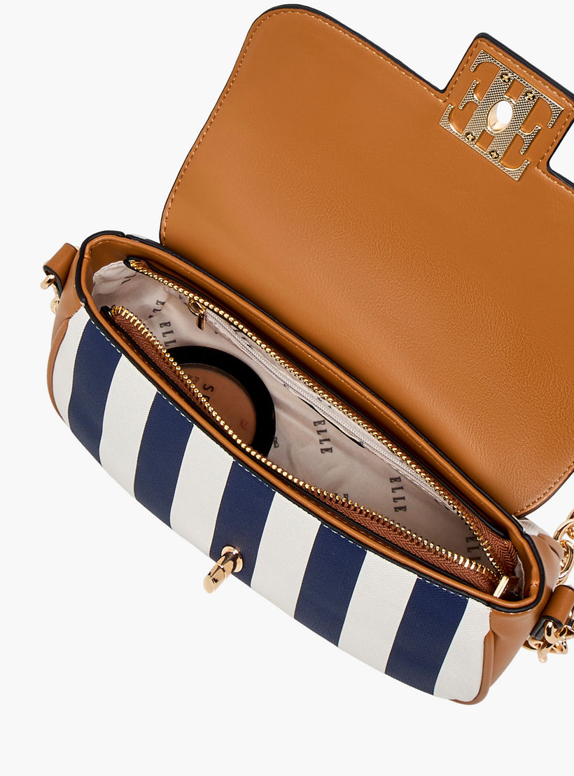 Elle Monogram Print Crossbody Bag with Chain Strap and Twist Lock Closure-women-bagsandwallets-handbags-image-10