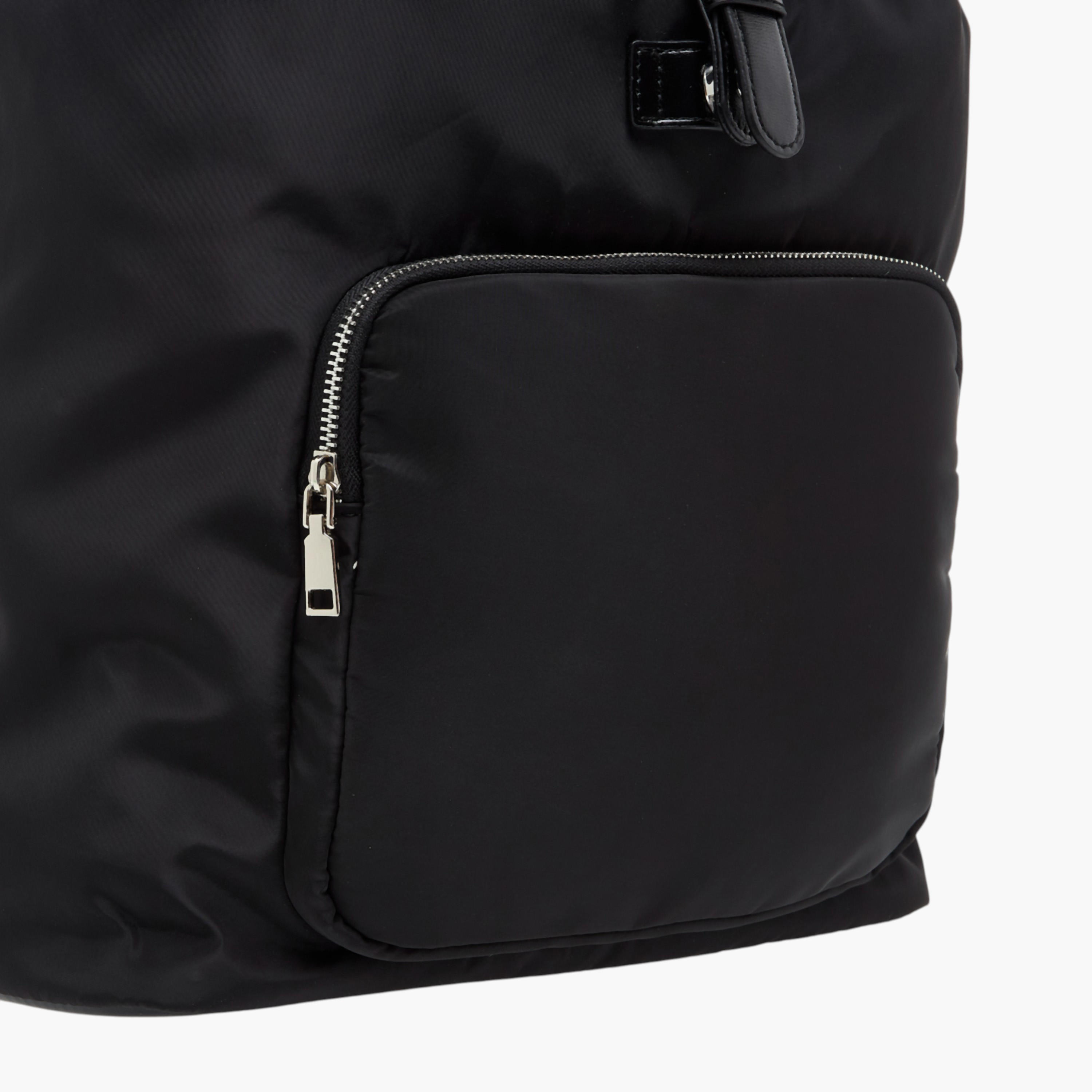 Lee Cooper Solid Backpack with Adjustable Straps - 33x15x43 cm-women-bagsandwallets-backpacks-image-6