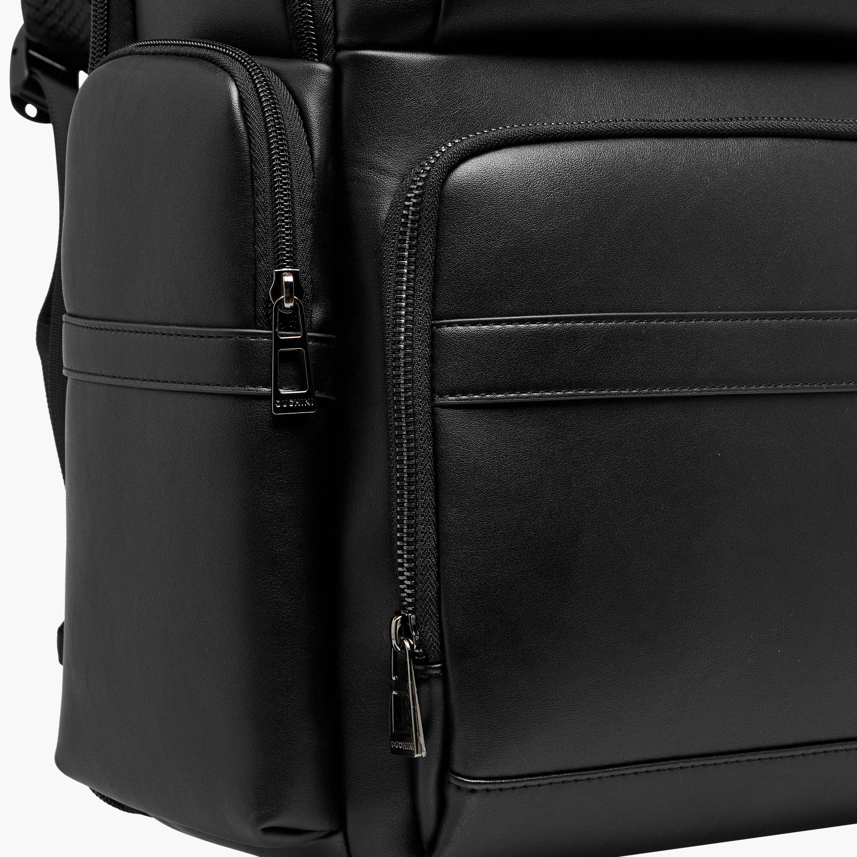 Duchini Solid Backpack with Adjustable Straps and Zip Closure - 31x43x17 cm-travel-luggagesandbags-backpacks-image-6
