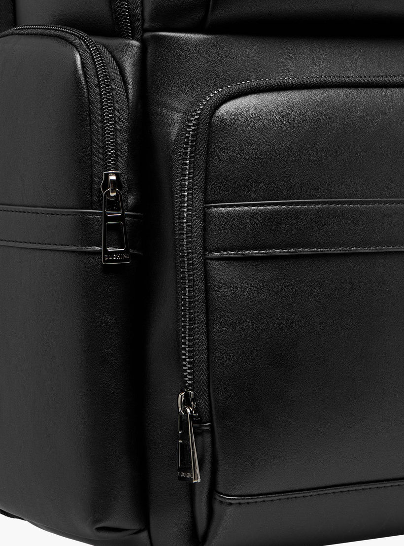 Duchini Solid Backpack with Adjustable Straps and Zip Closure - 31x43x17 cm-travel-luggagesandbags-backpacks-image-6