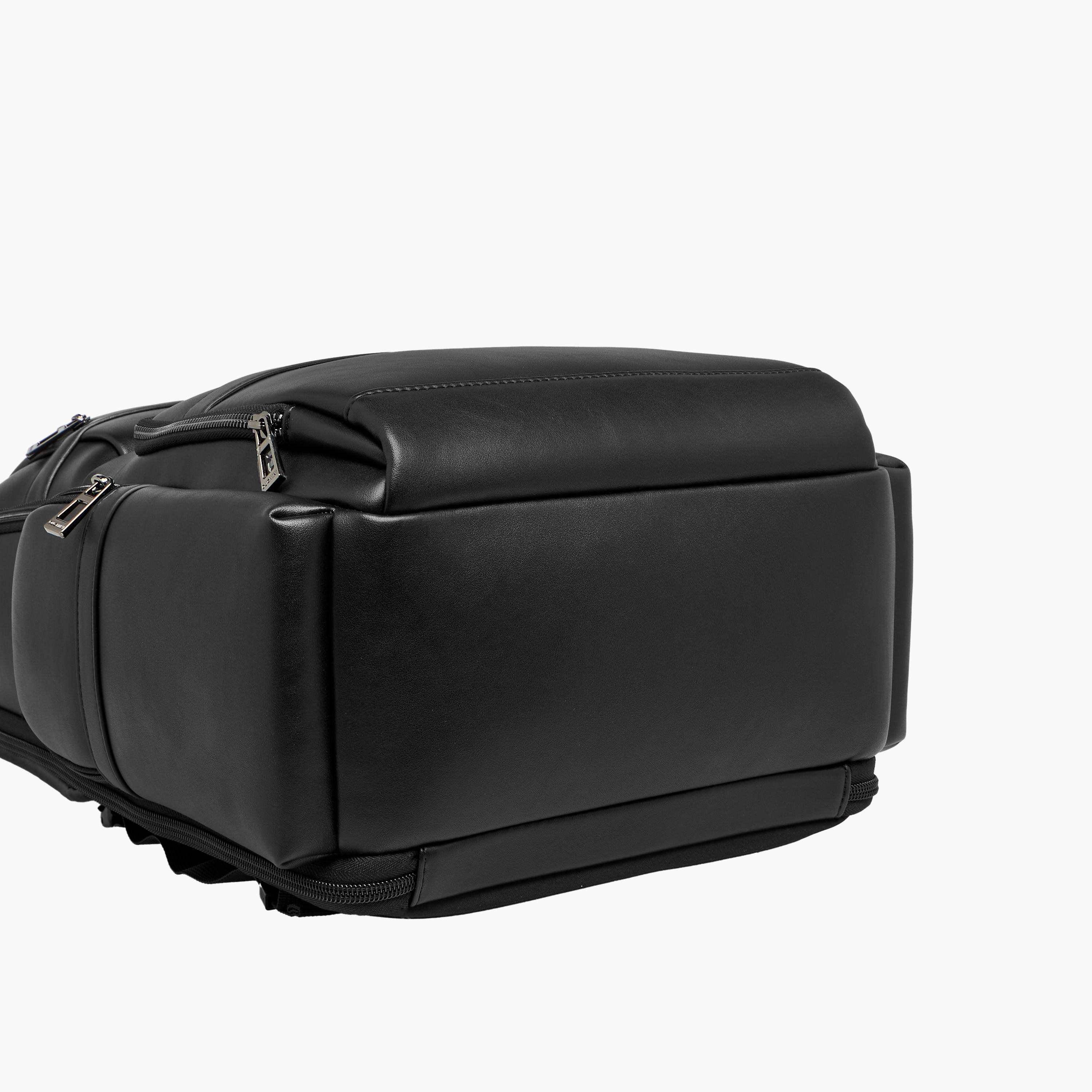 Duchini Solid Backpack with Adjustable Straps and Zip Closure - 31x43x17 cm-travel-luggagesandbags-backpacks-image-7