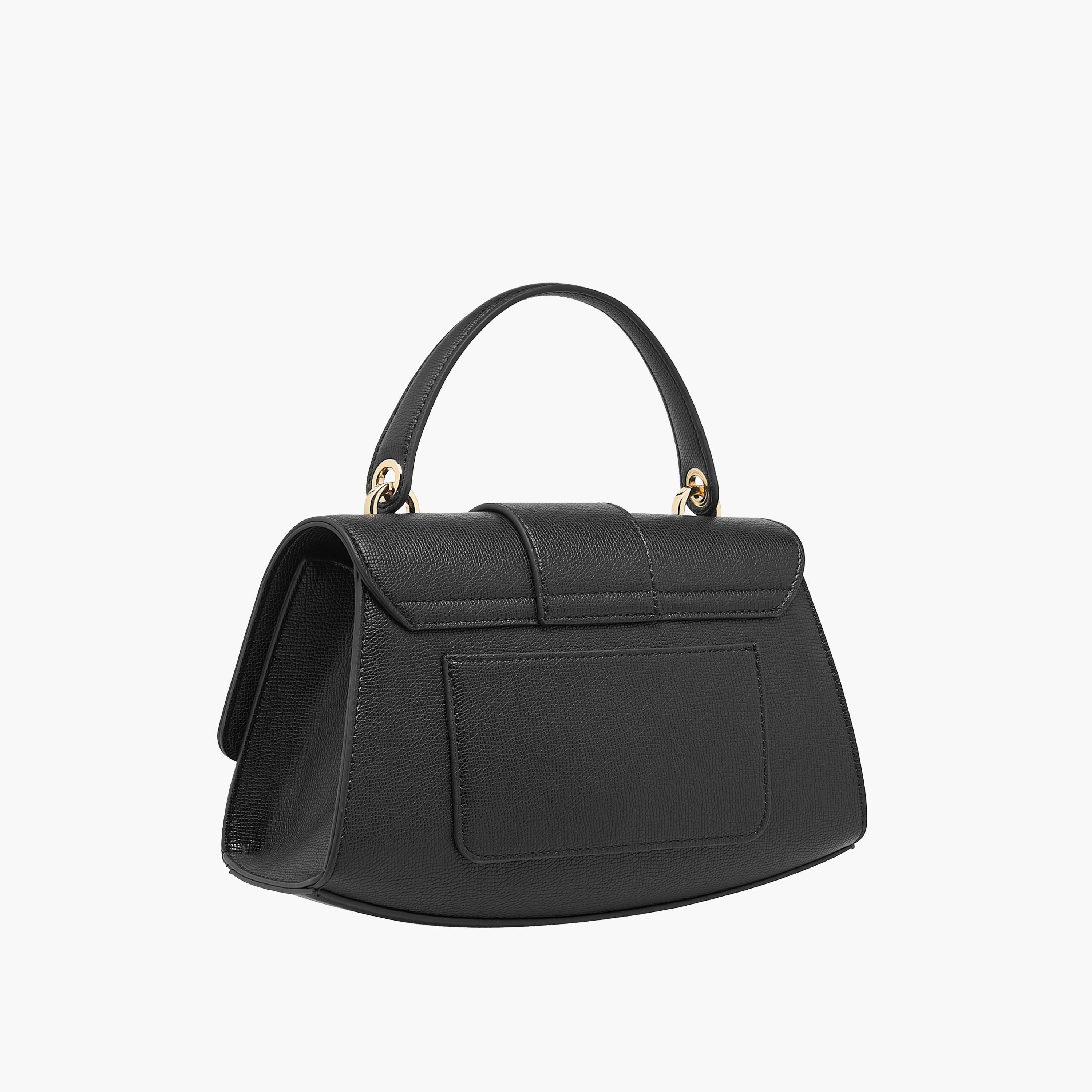 Le Confort Solid Satchel Bag with Detachable Strap and Button Closure-women-bagsandwallets-handbags-image-5