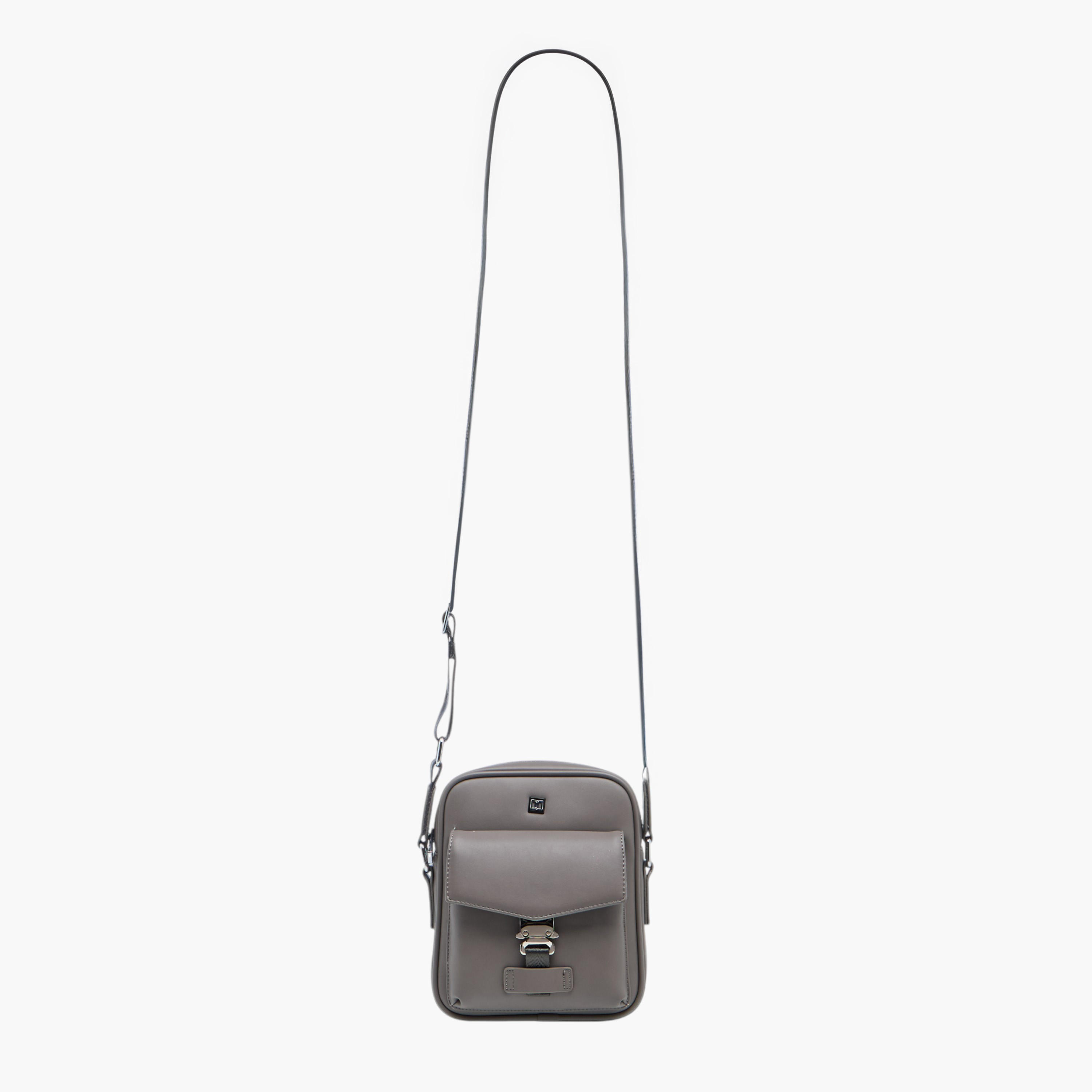 Duchini Solid Crossbody Bag with Adjustable Strap-travel-accessories-image-2