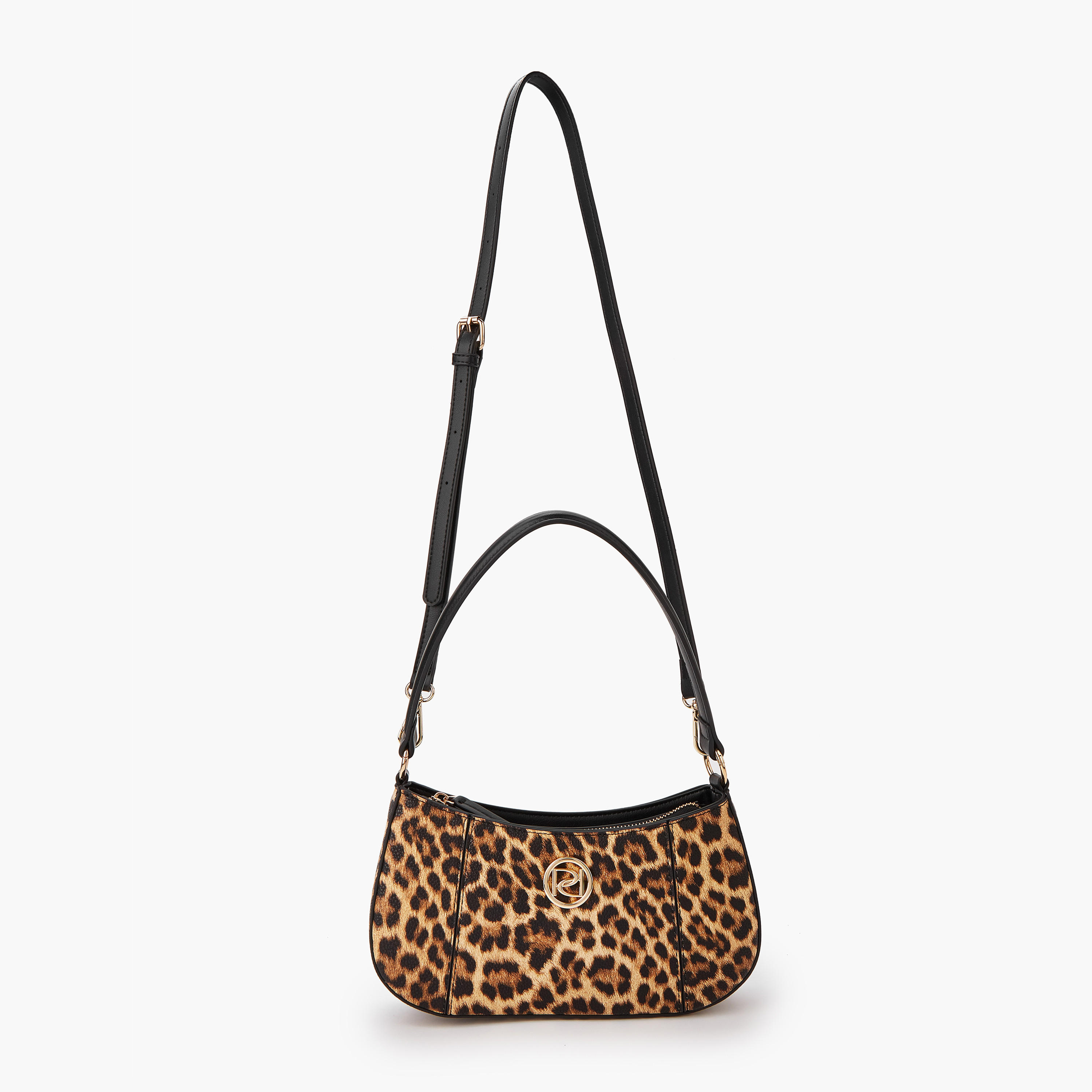 شنطة كتف بحزام قابل للفصل وسحاب إغلاق بطبعات حيوانات من بابريكا-women-bagsandwallets-handbags-image-5