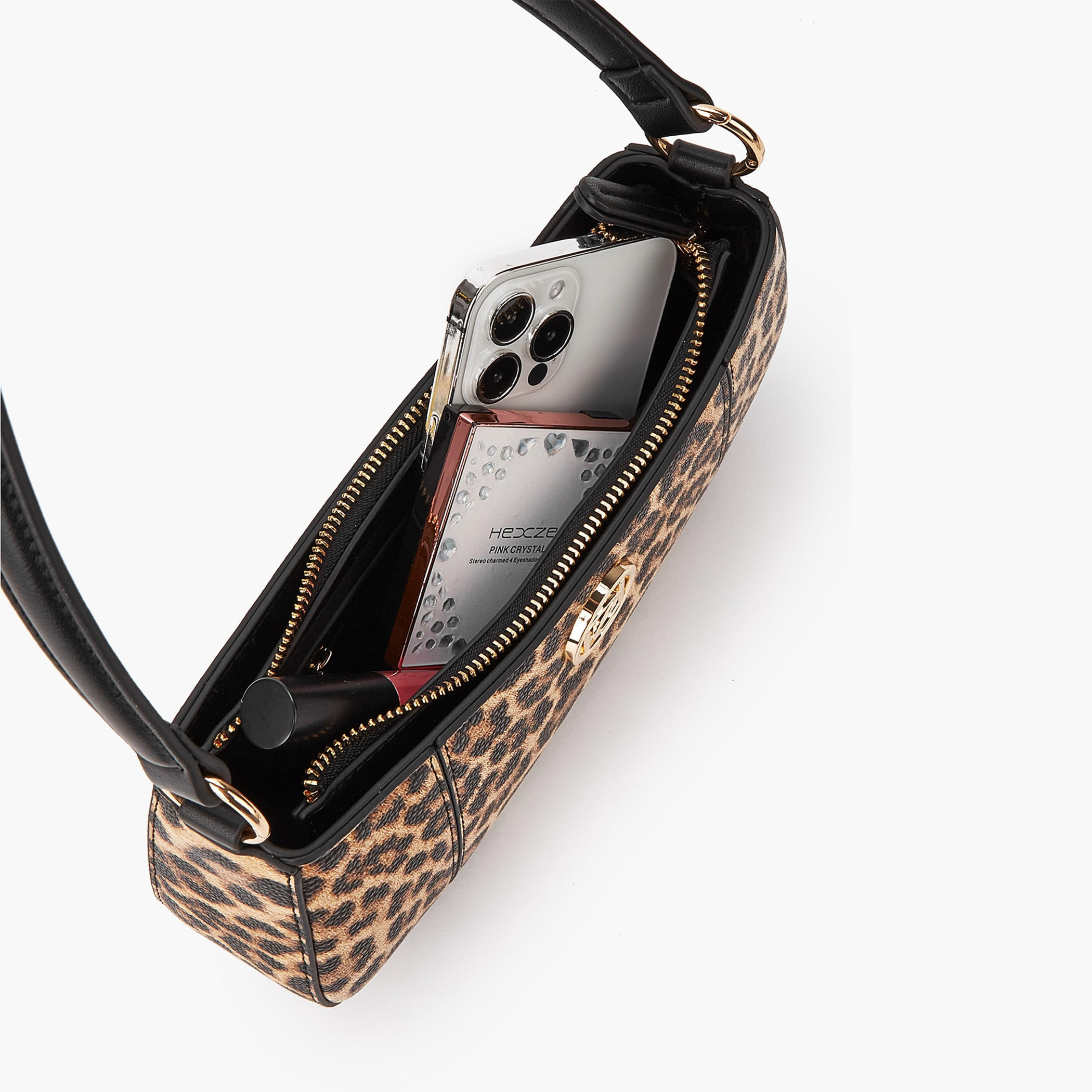 شنطة كتف بحزام قابل للفصل وسحاب إغلاق بطبعات حيوانات من بابريكا-women-bagsandwallets-handbags-image-7