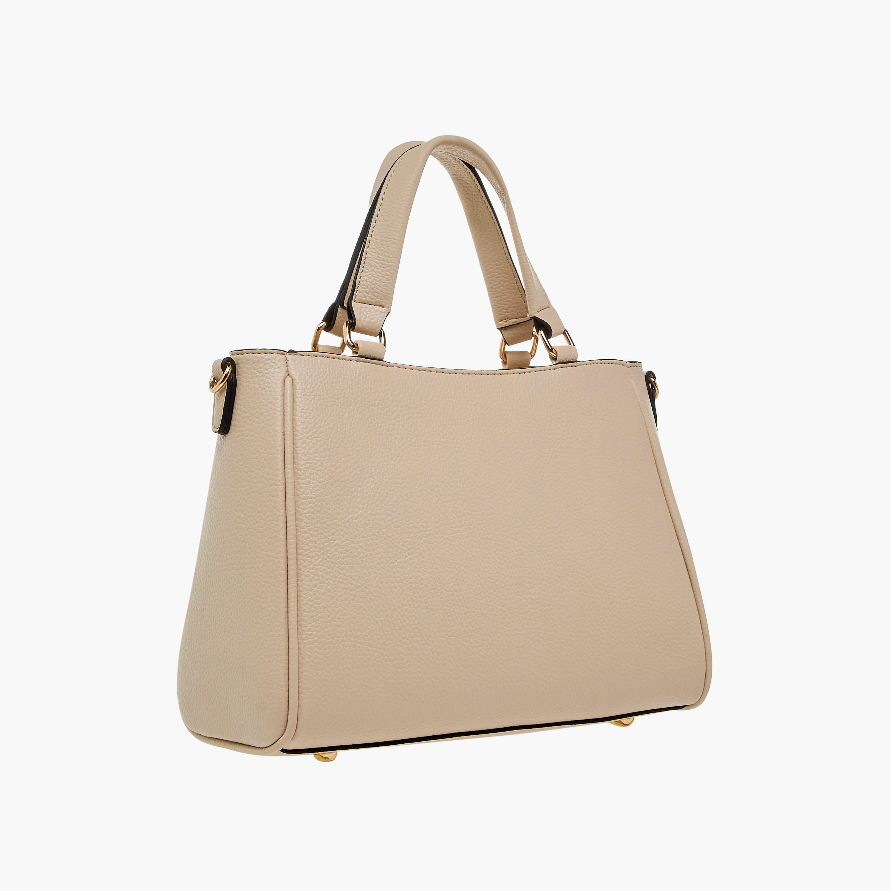 Paprika Solid Tote Bag with Adjustable Shoulder Strap and Zip Closure-women-bagsandwallets-handbags-image-4